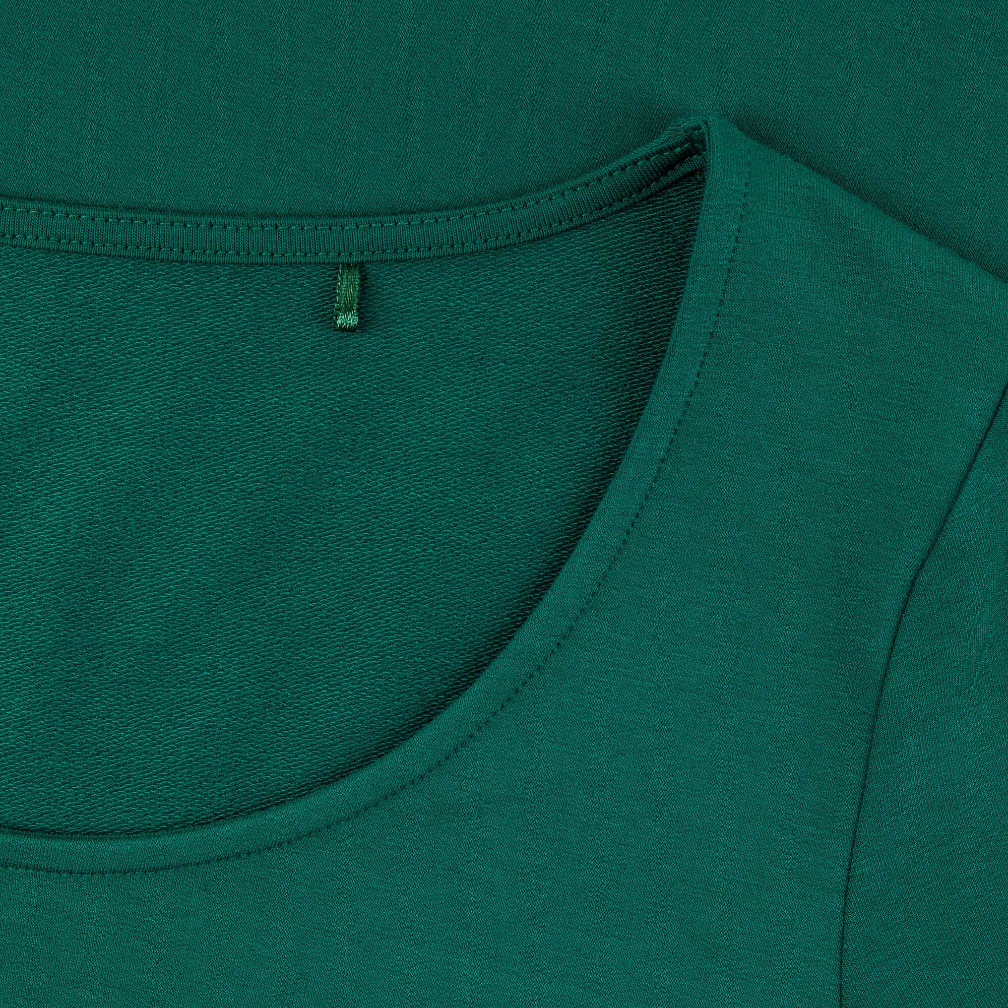 Bottle-green long sleeve dress Women