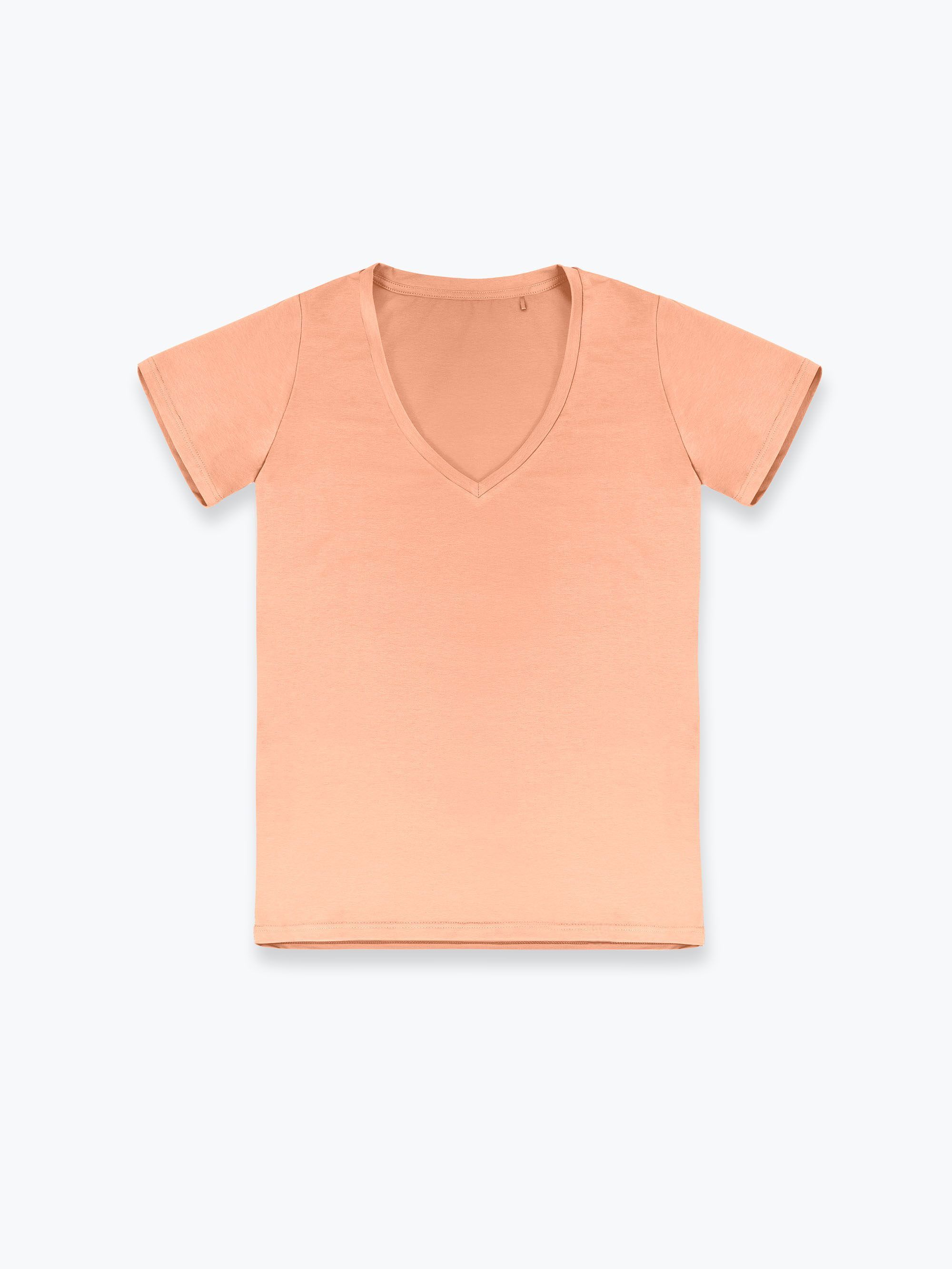 Morelowy t-shirt damski