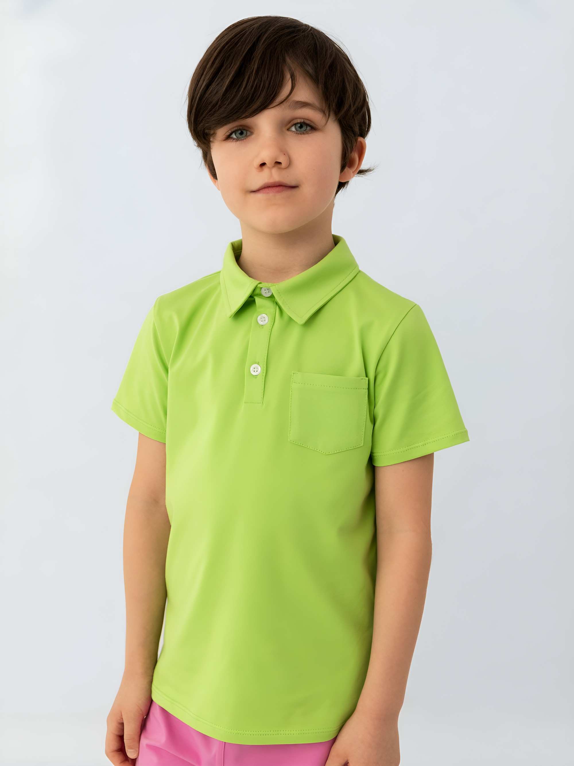 Limonkowa koszulka polo