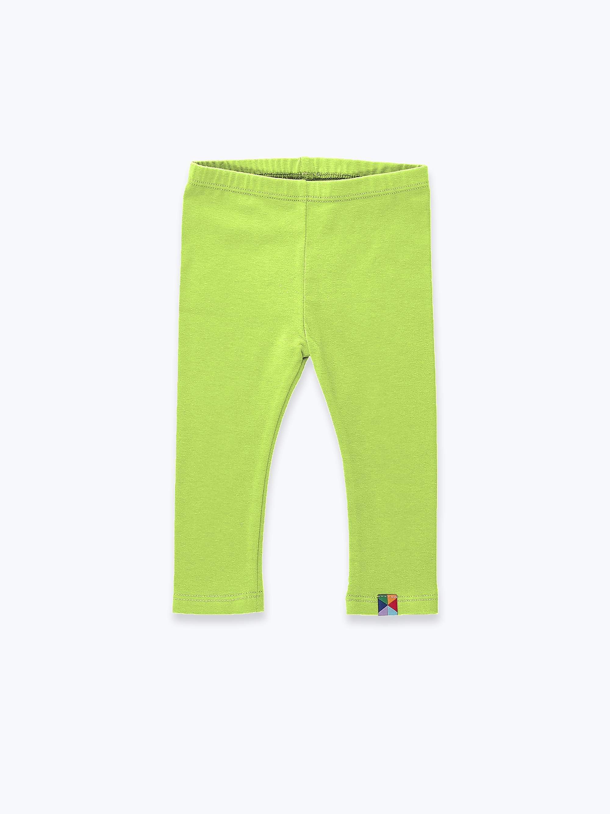 Limonkowe legginsy