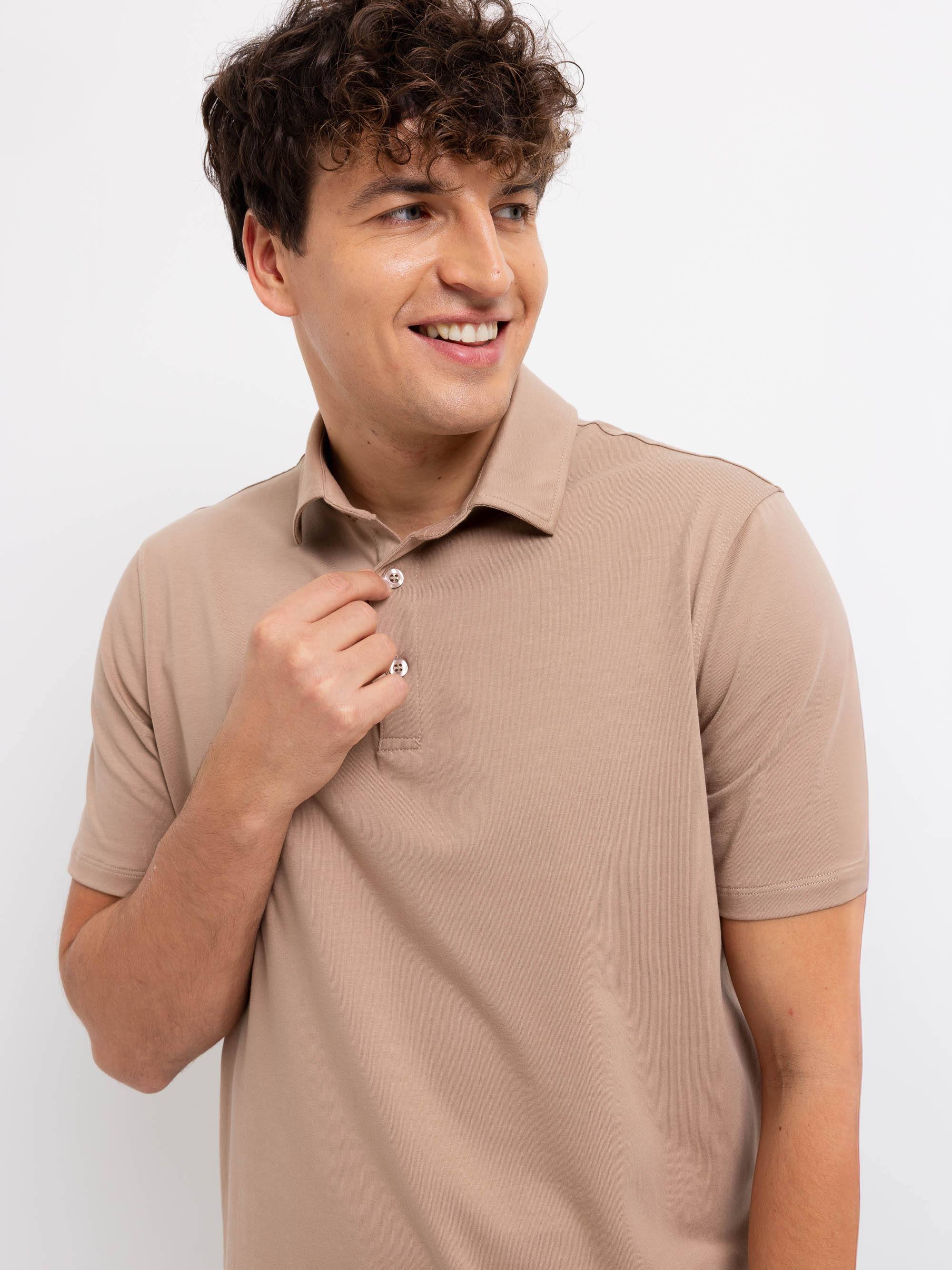 Mocha mousse koszulka polo męska