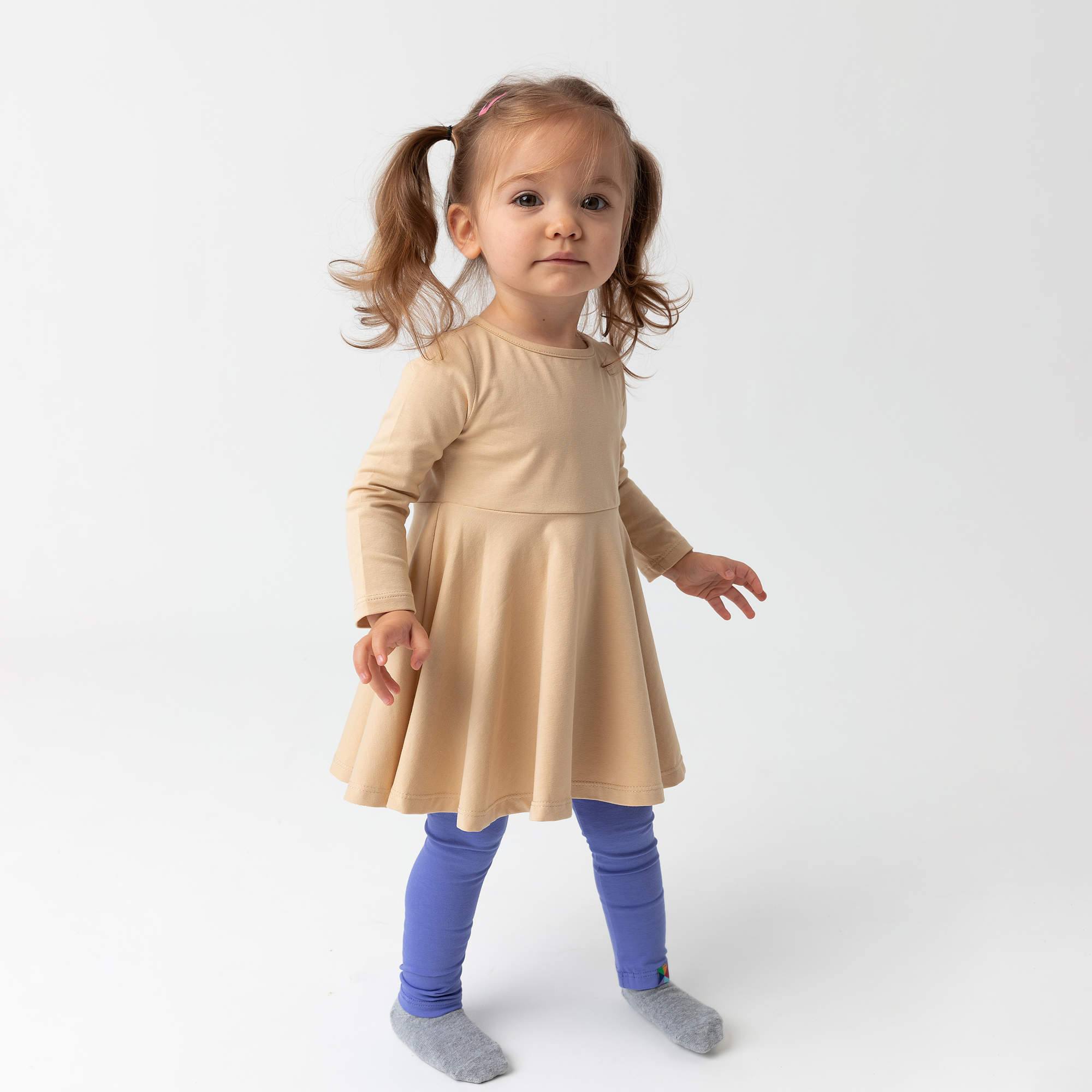 Barwinkowe legginsy
