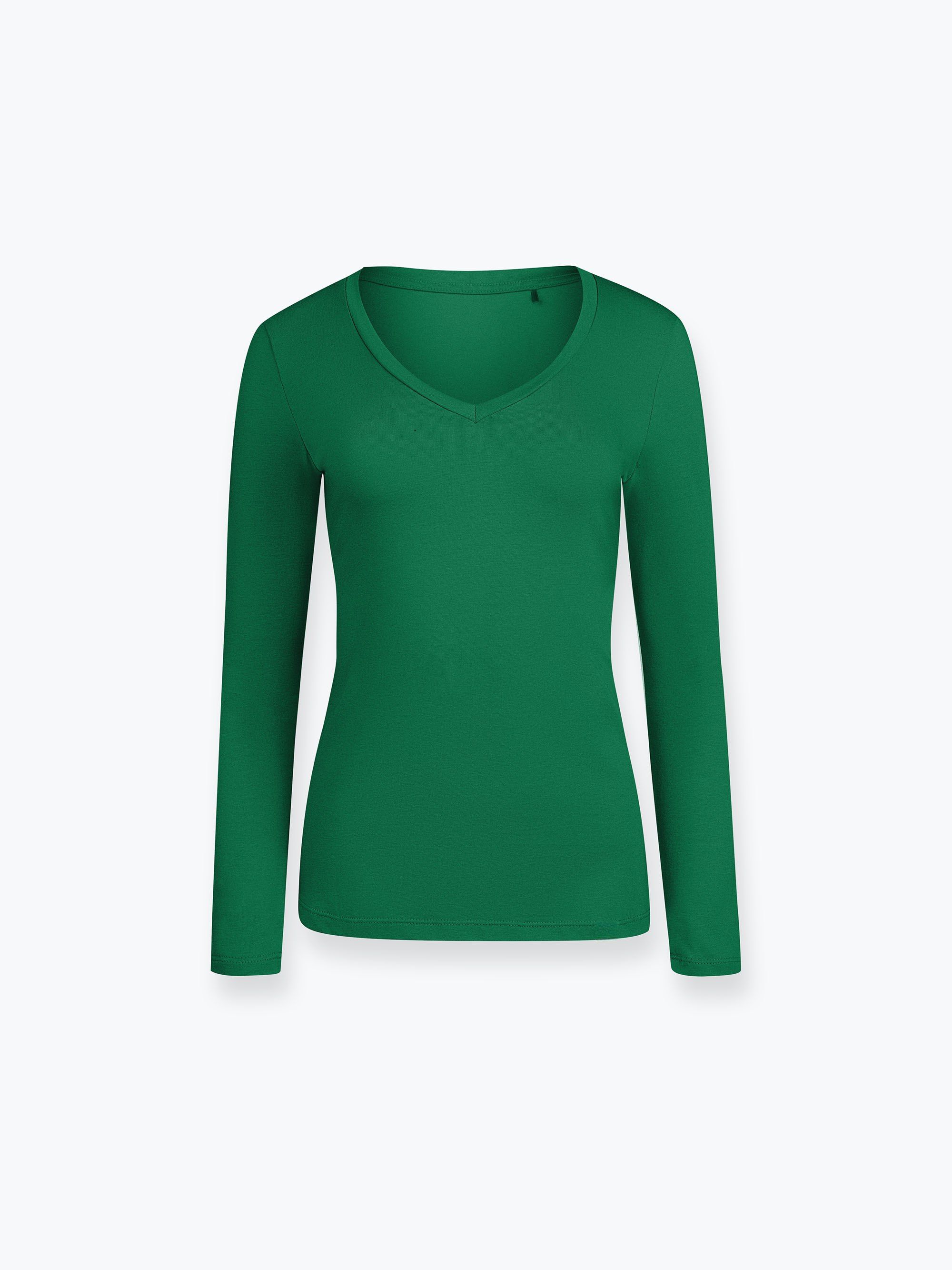 Dark green V-neck Longsleeve Women