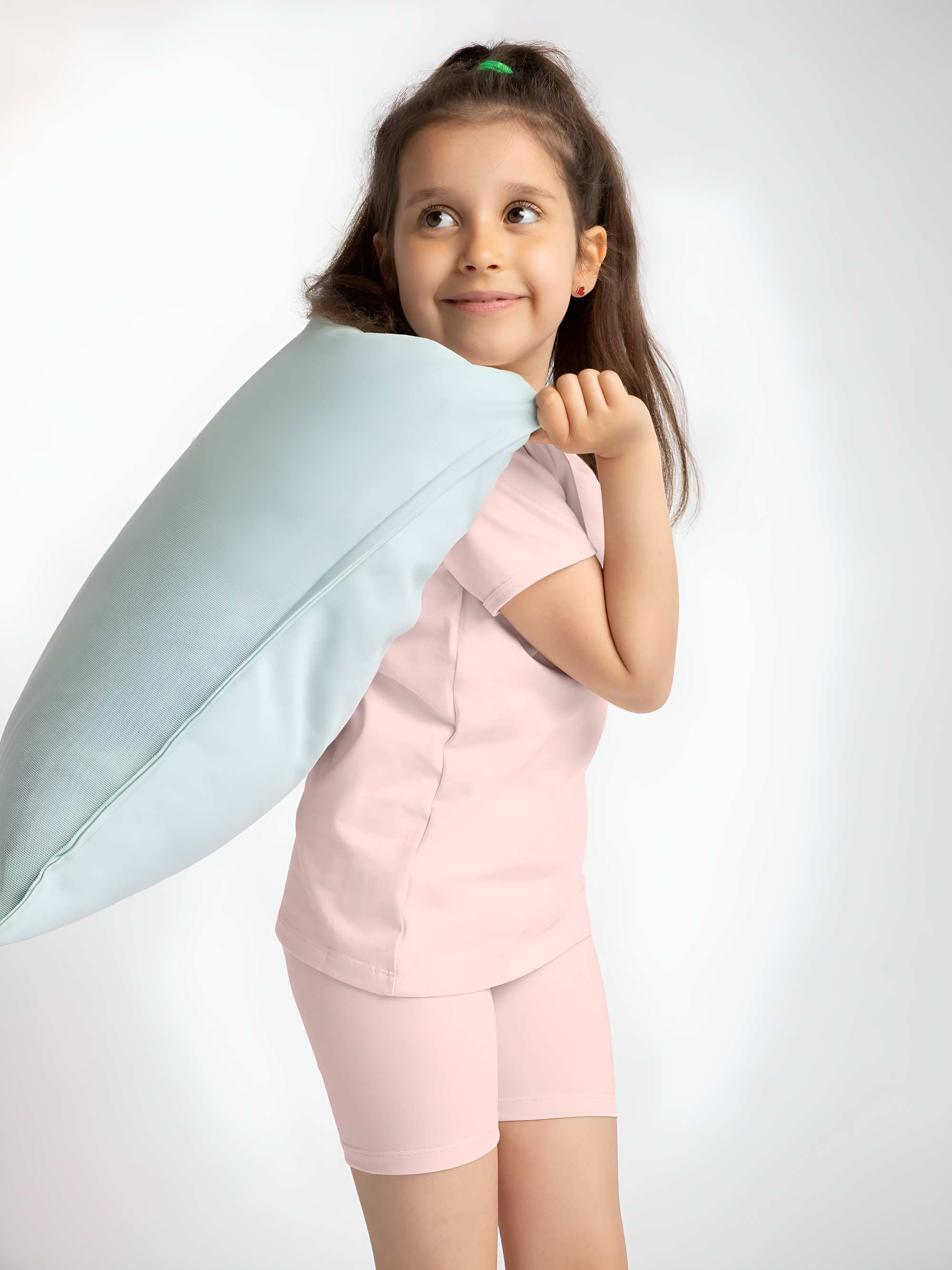 Light pink short sleeve pyjamas