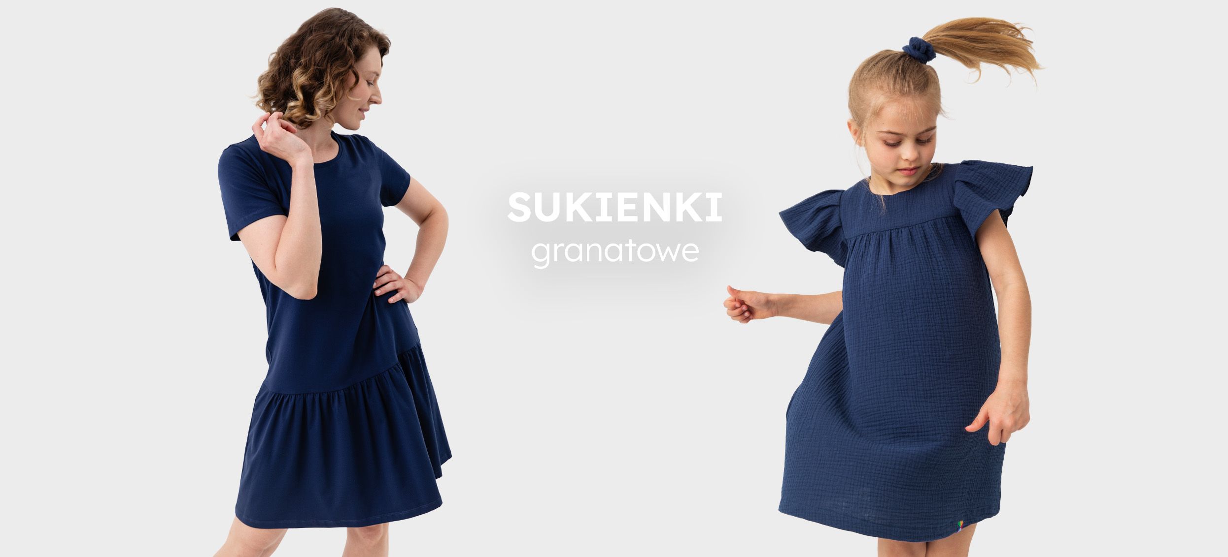 sukienki granat