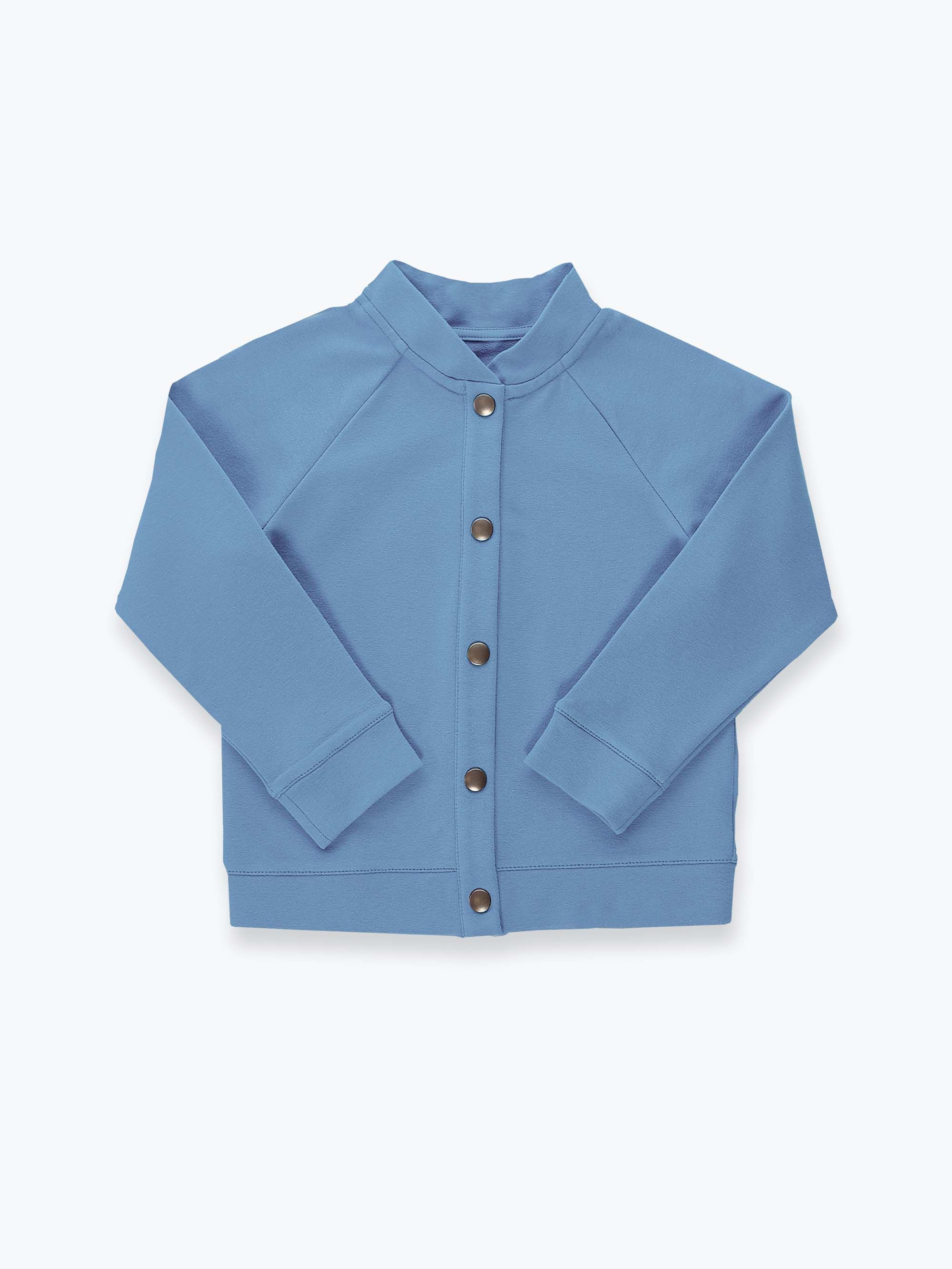 Błękitna bluza bomber