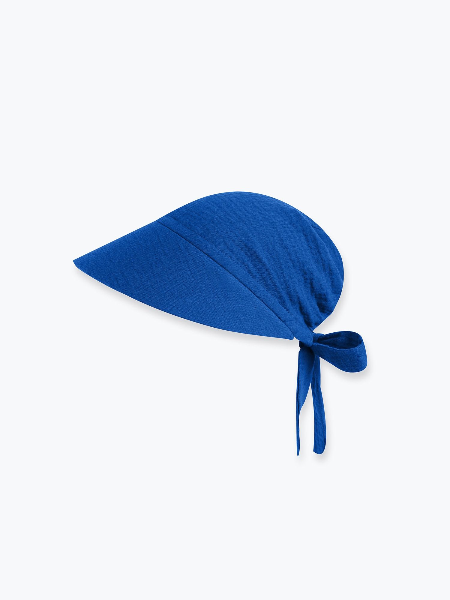 Cornflower Muslin tie visor Women