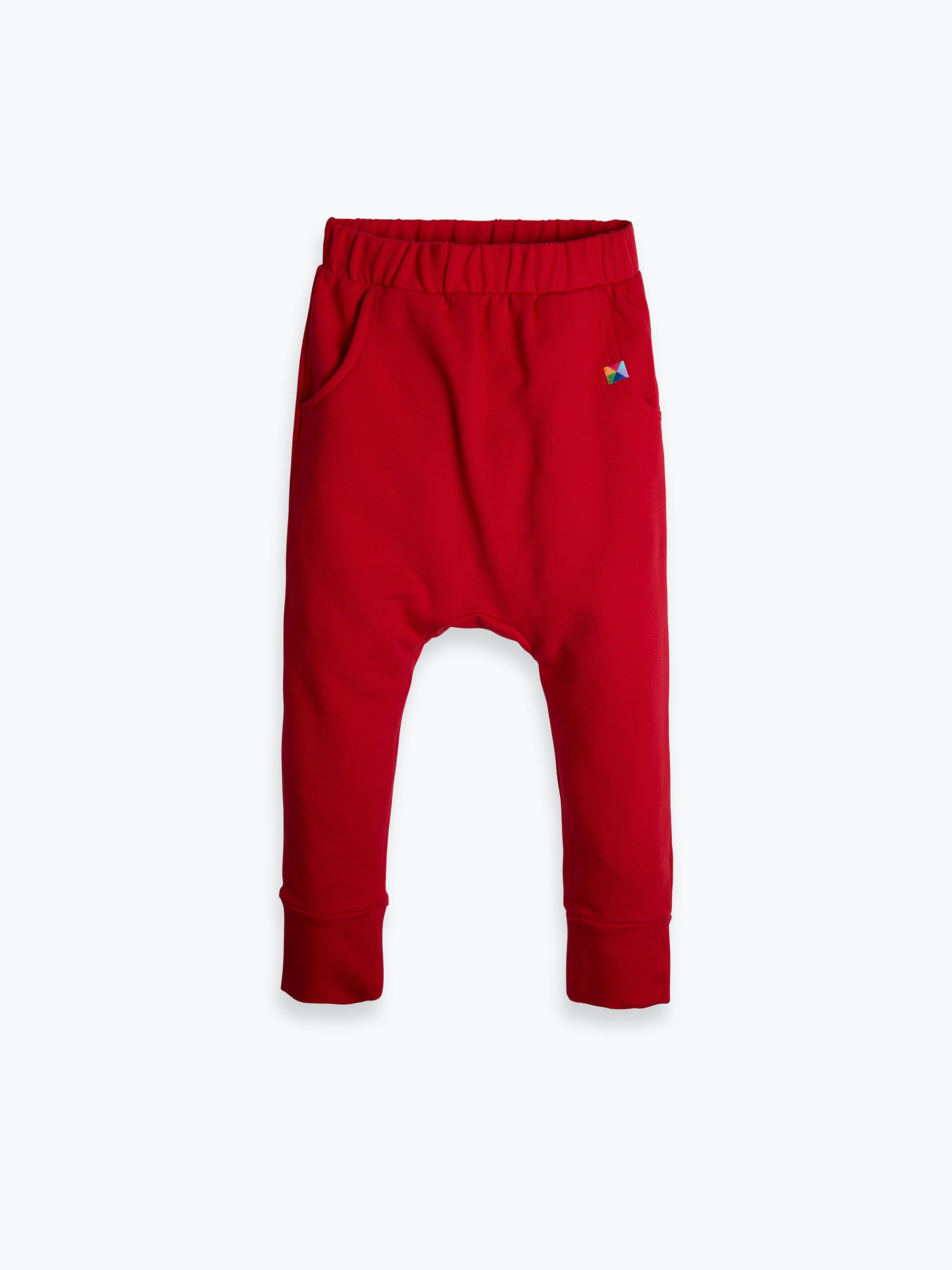 Czerwone spodnie baggy