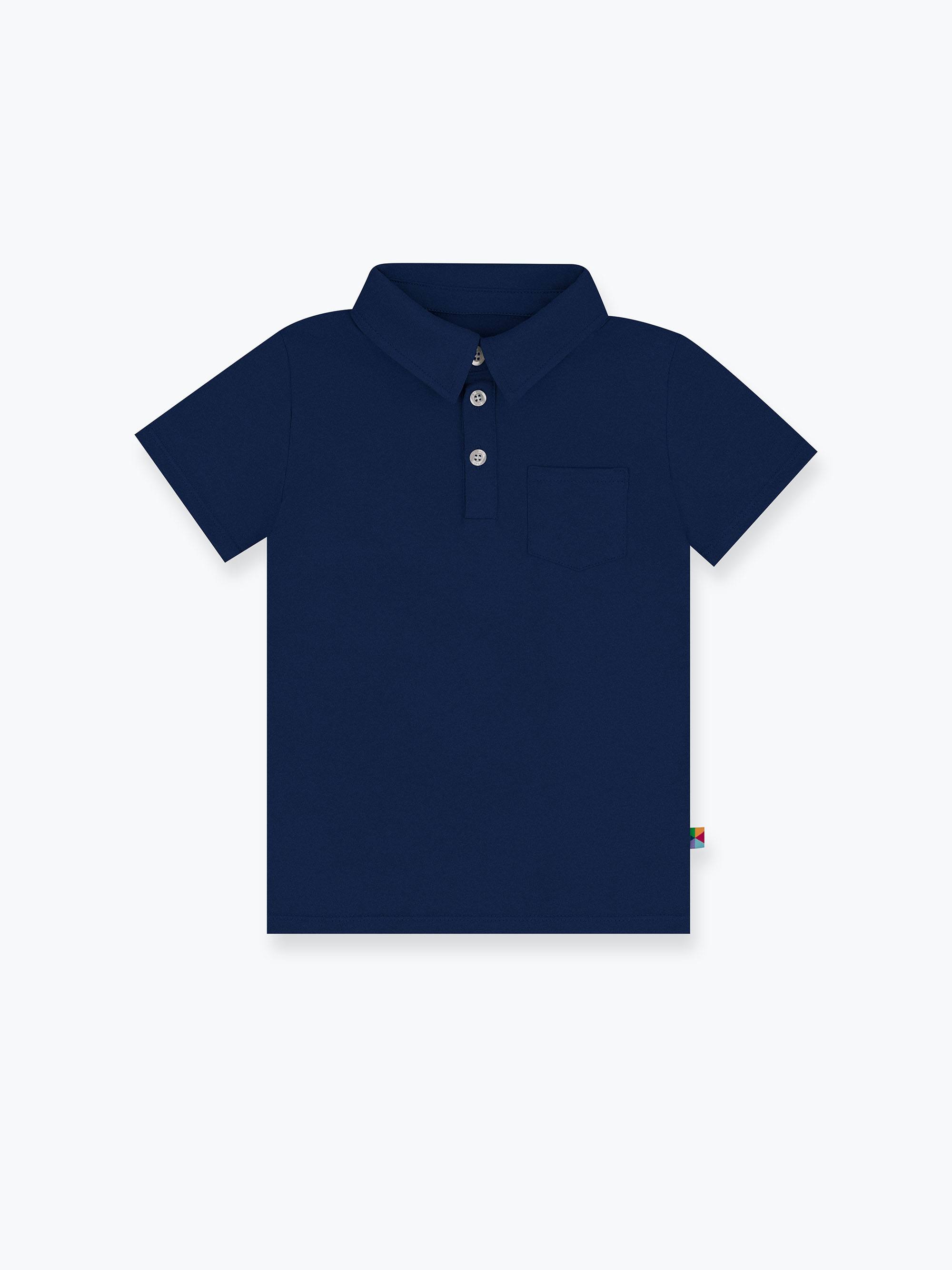 Granatowa koszulka polo