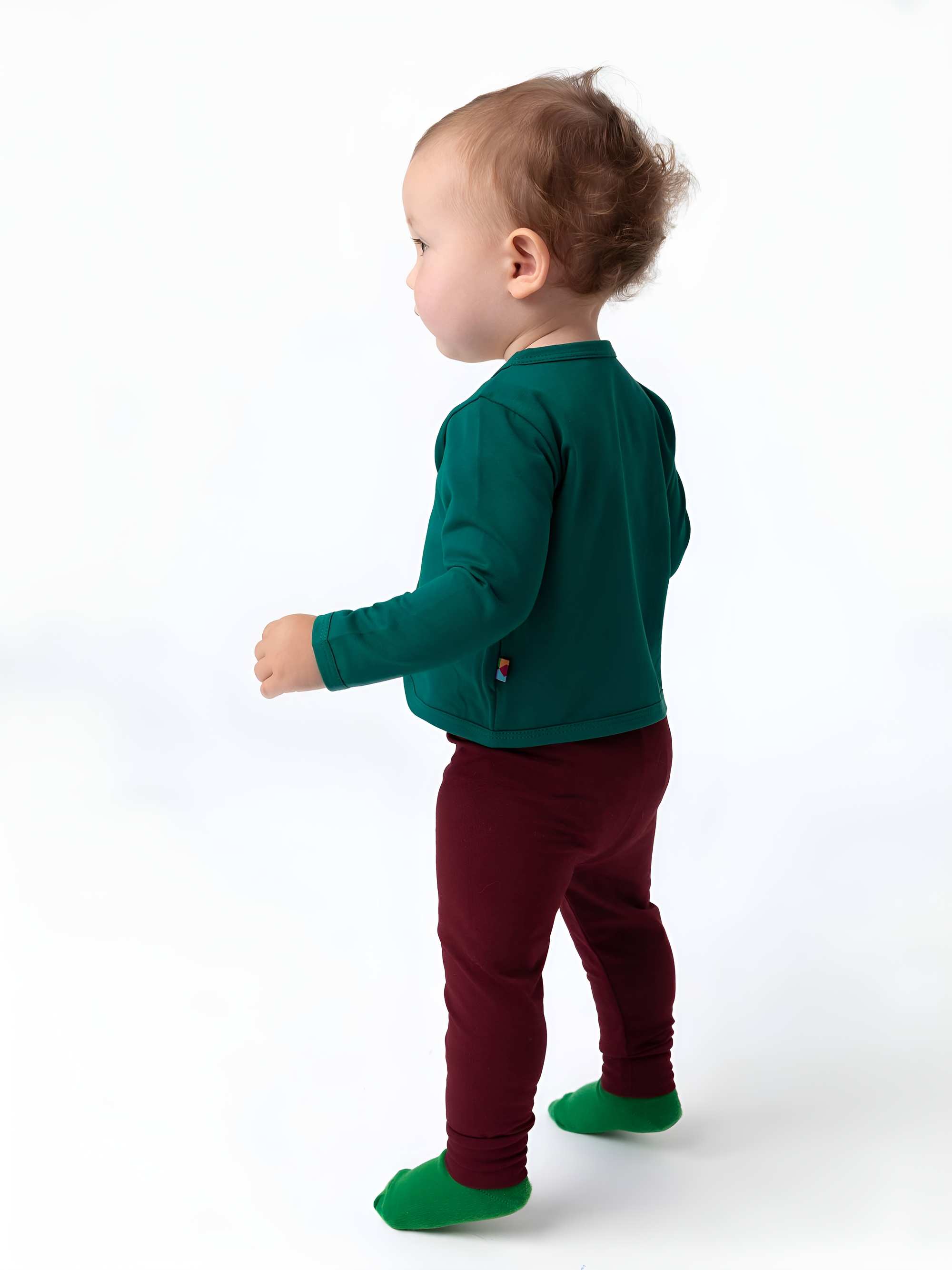 Burgundy jersey pants
