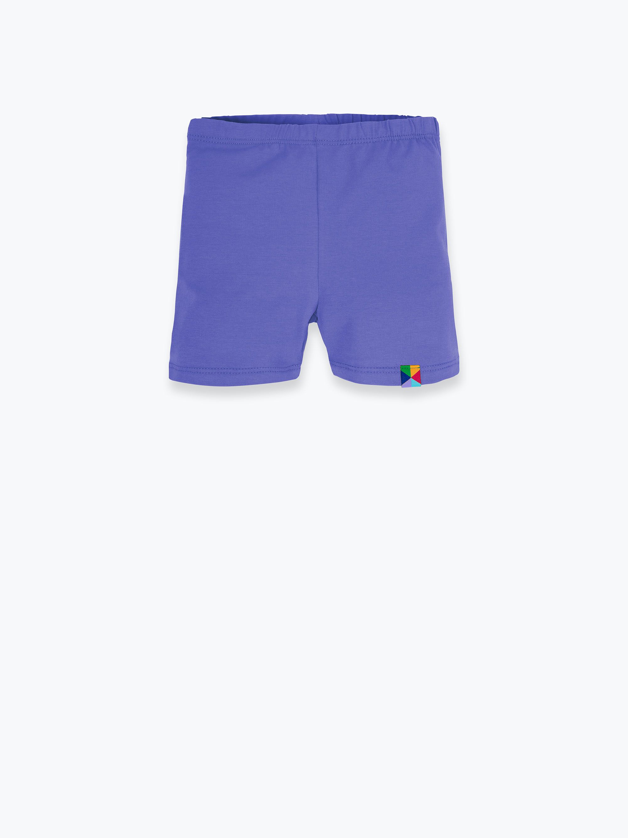 Barwinkowe legginsy krótkie