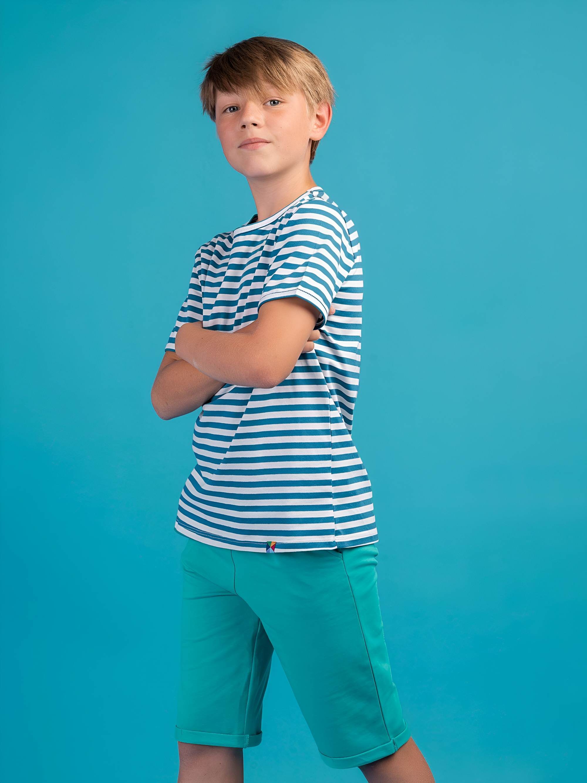 Turkusowe spodenki Junior