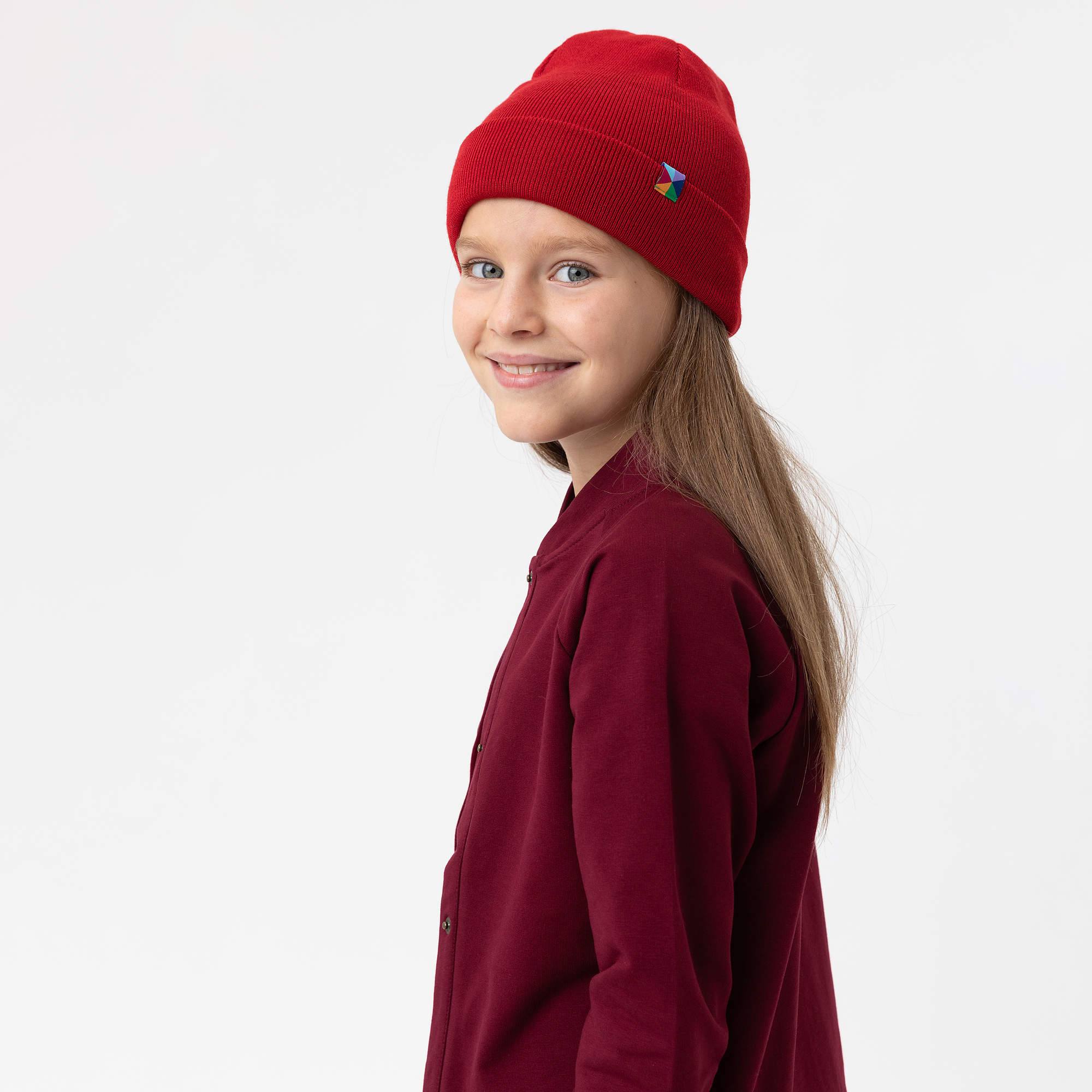 Bordowa bluza bomber