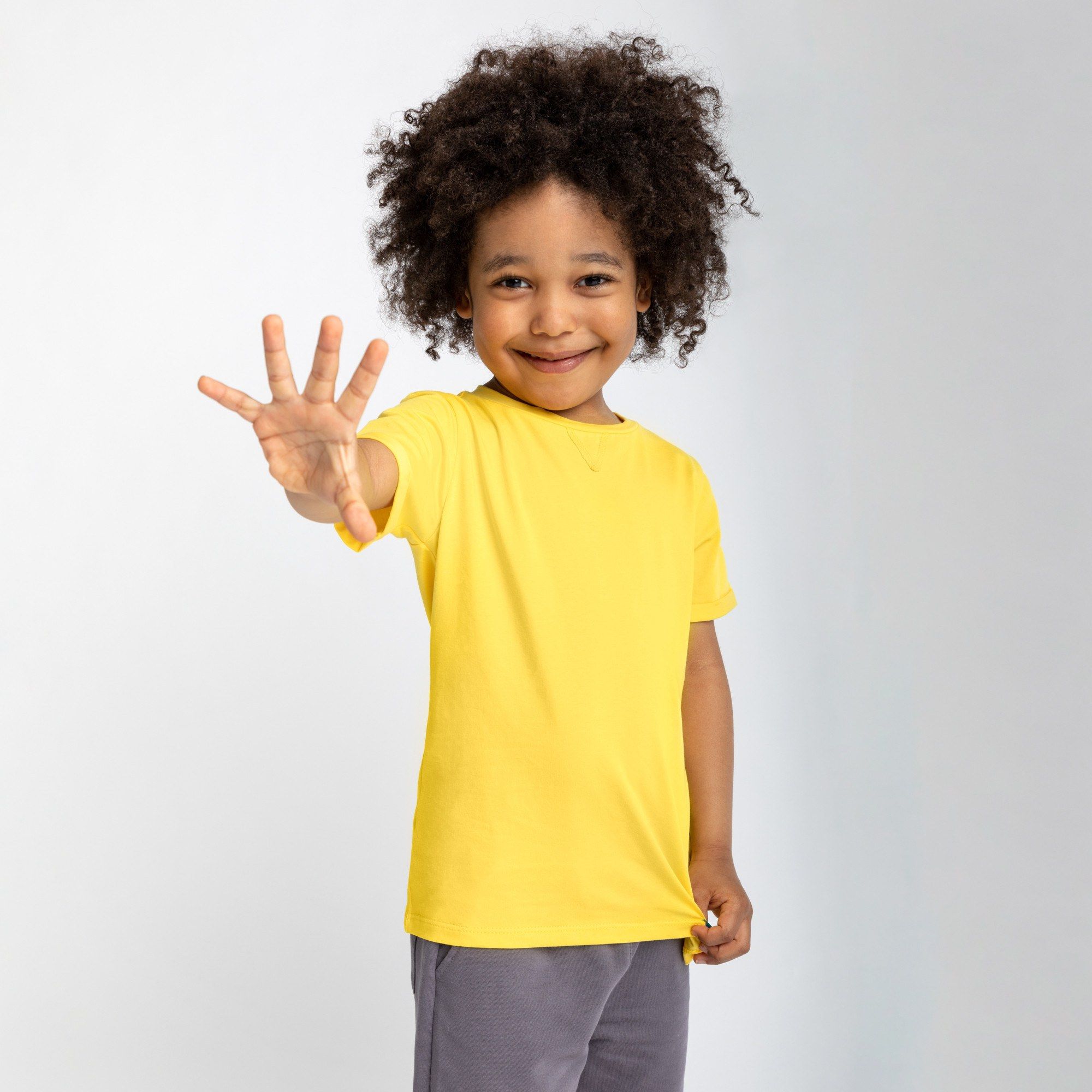 Żółty T-shirt