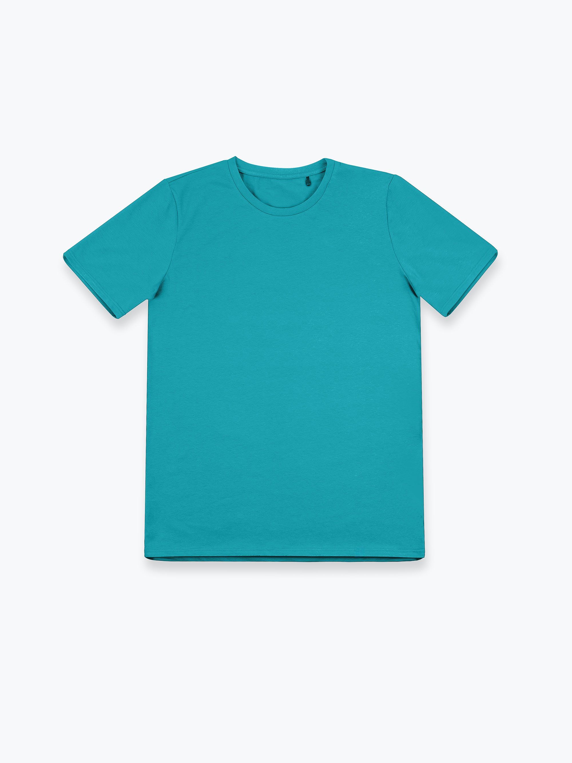 Turkusowy T-shirt męski