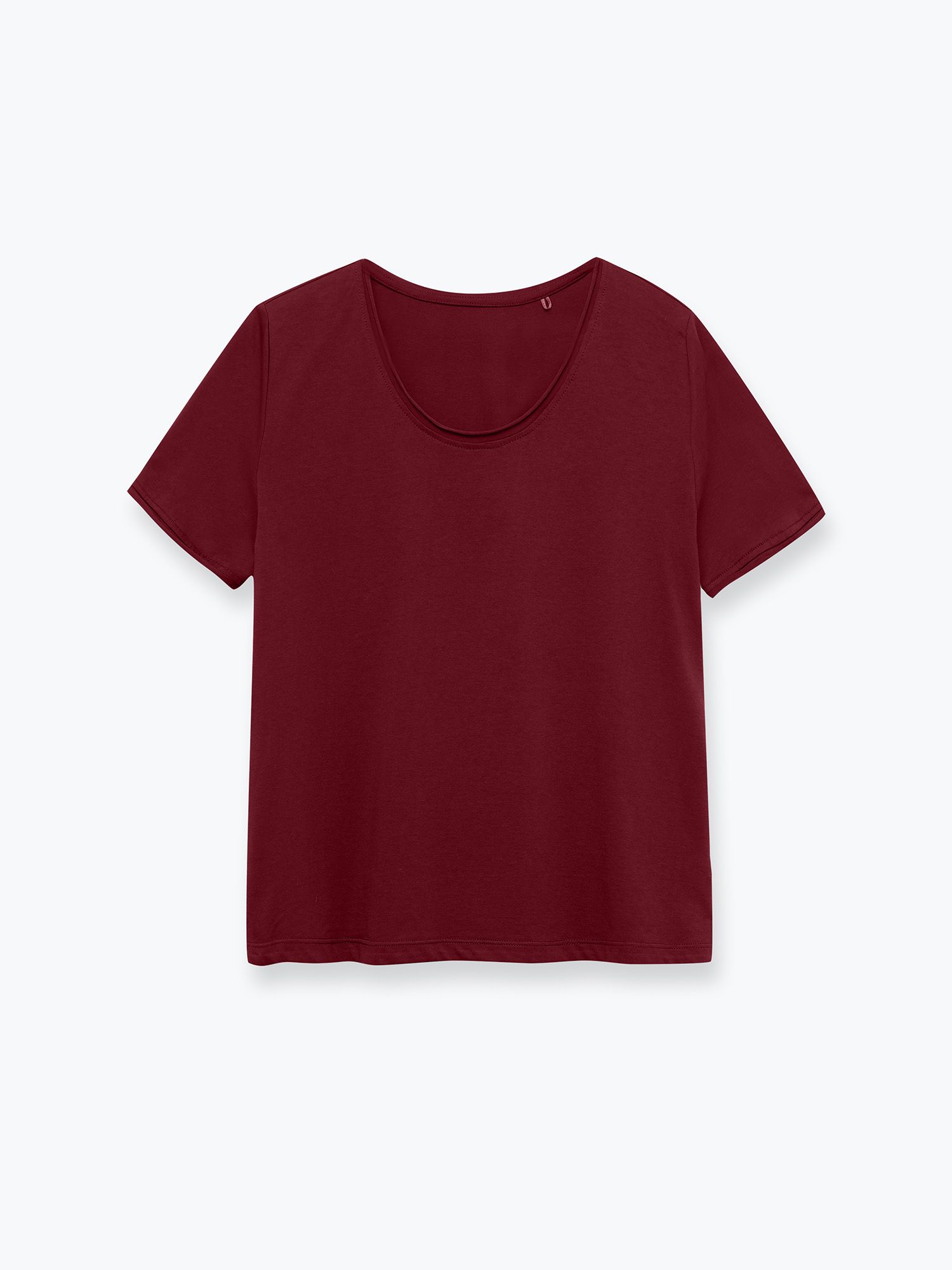 Burgundy Lightweight jersey t-shirt Women