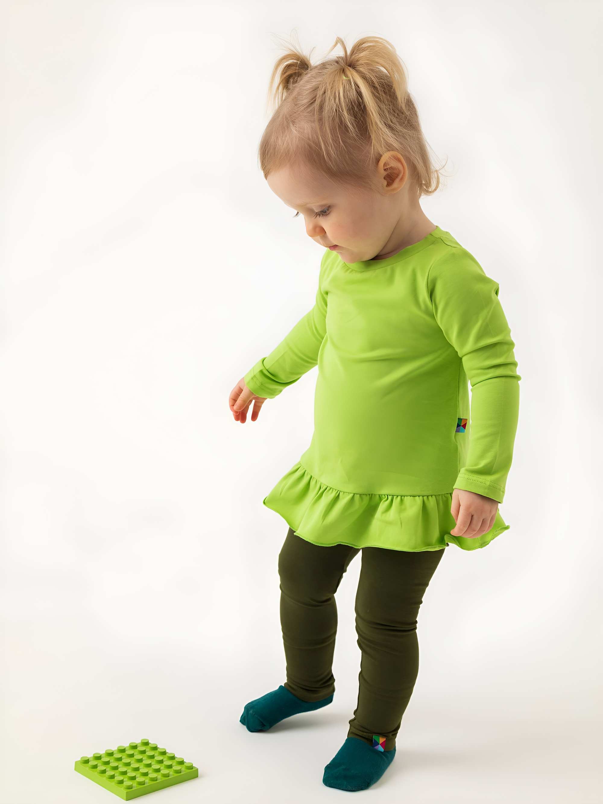 Khaki legginsy