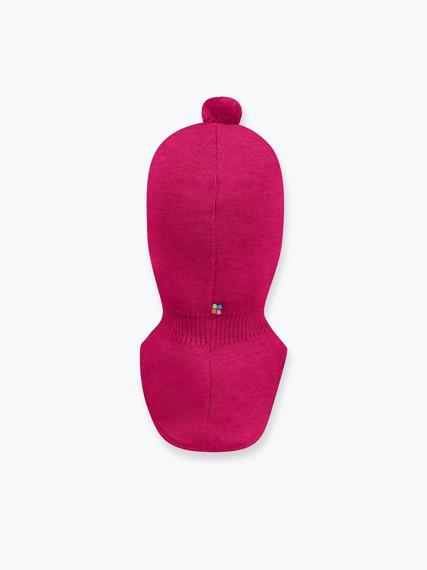 Pink merino wool balaclava Baby