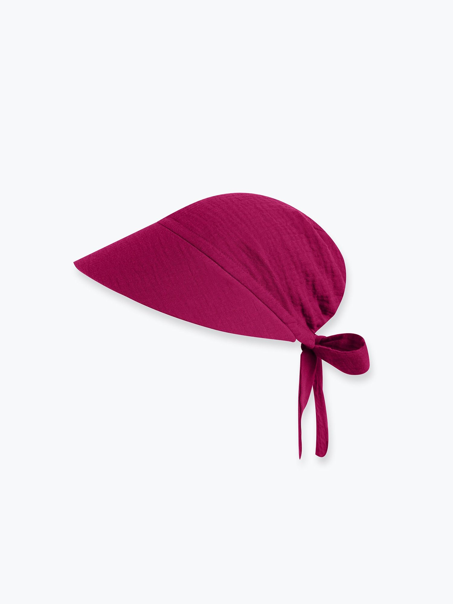 Amaranth Muslin tie visor Women