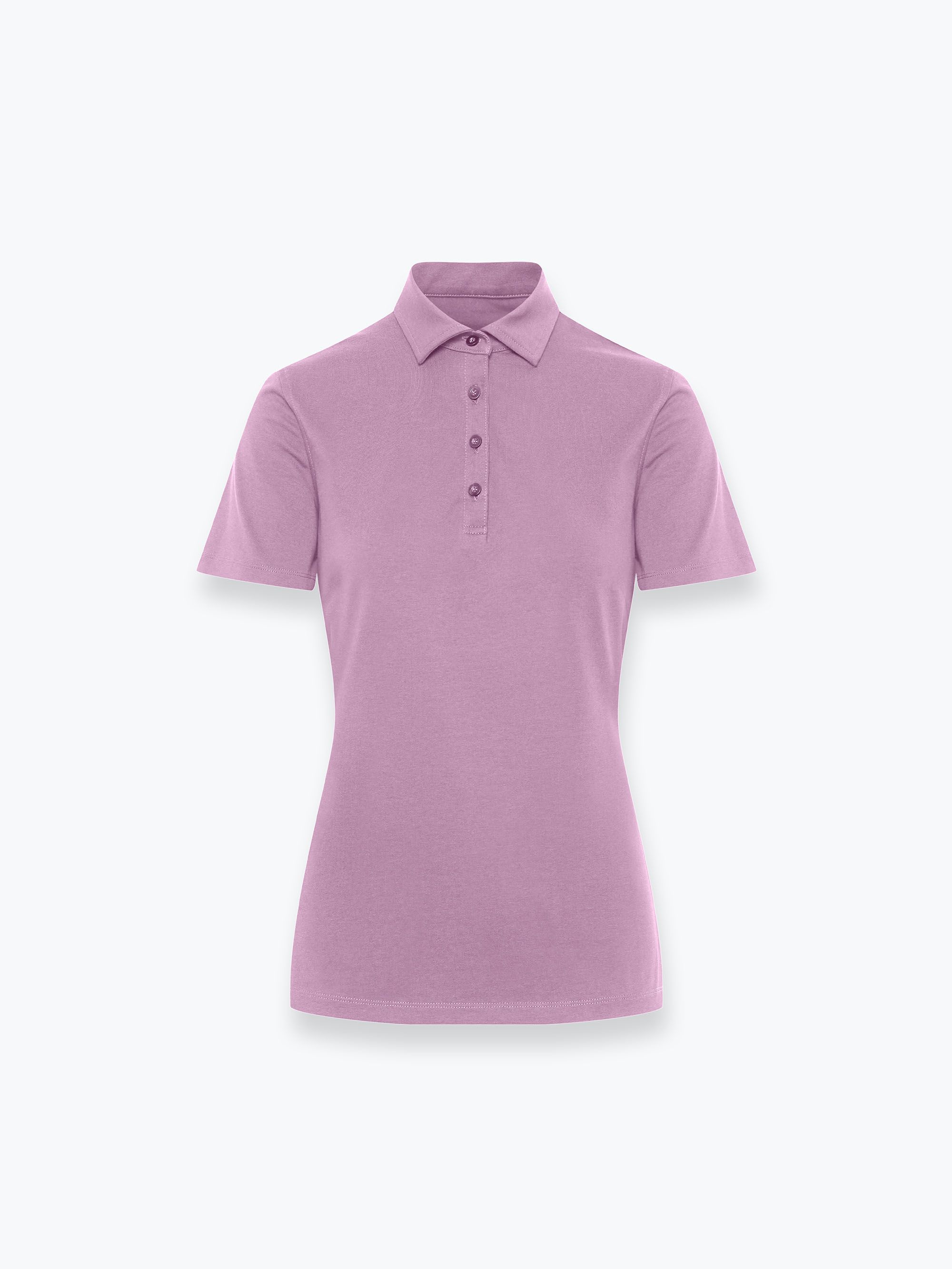 Jasnofioletowa koszulka polo damska