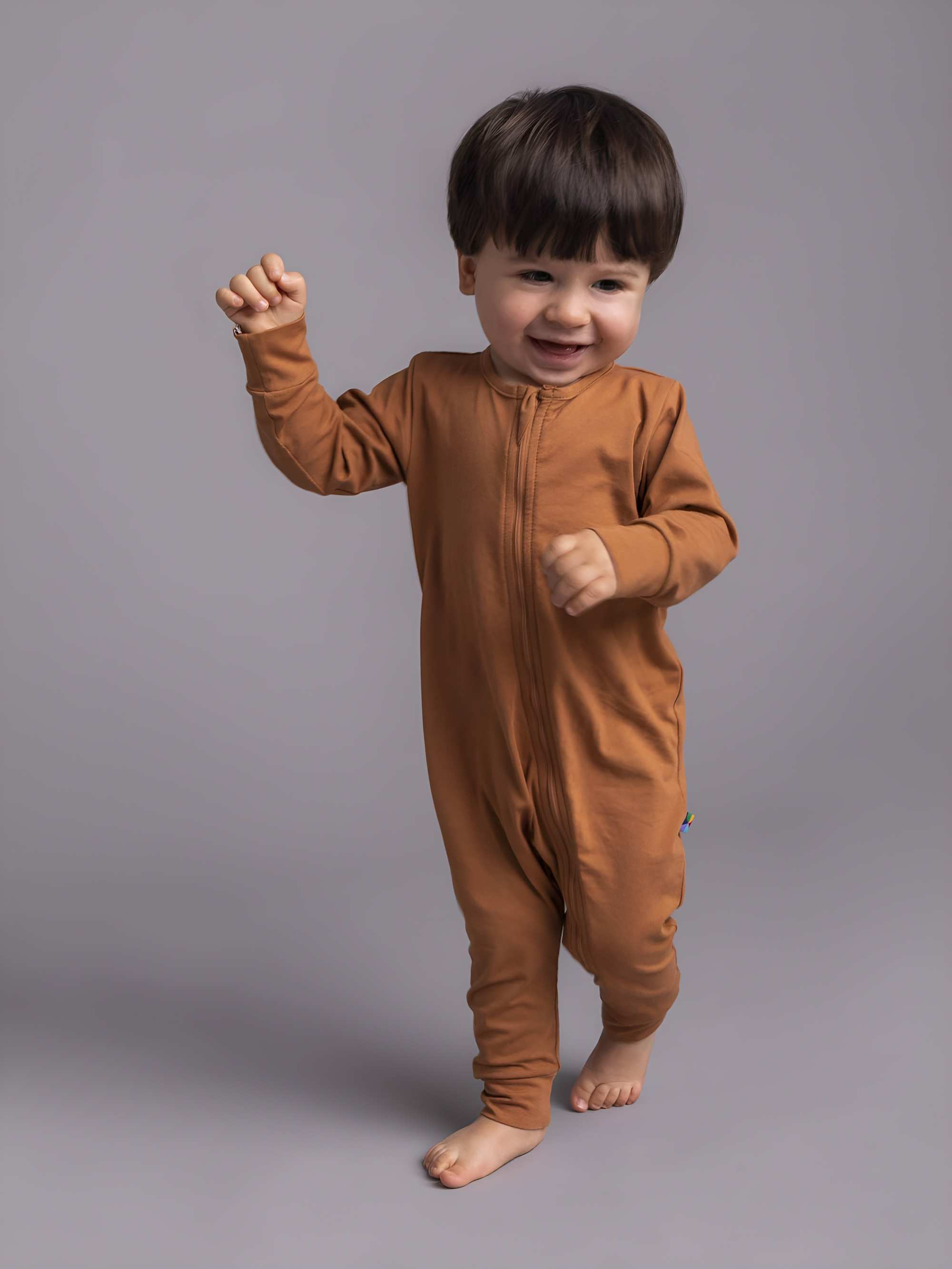 Caramel romper suit