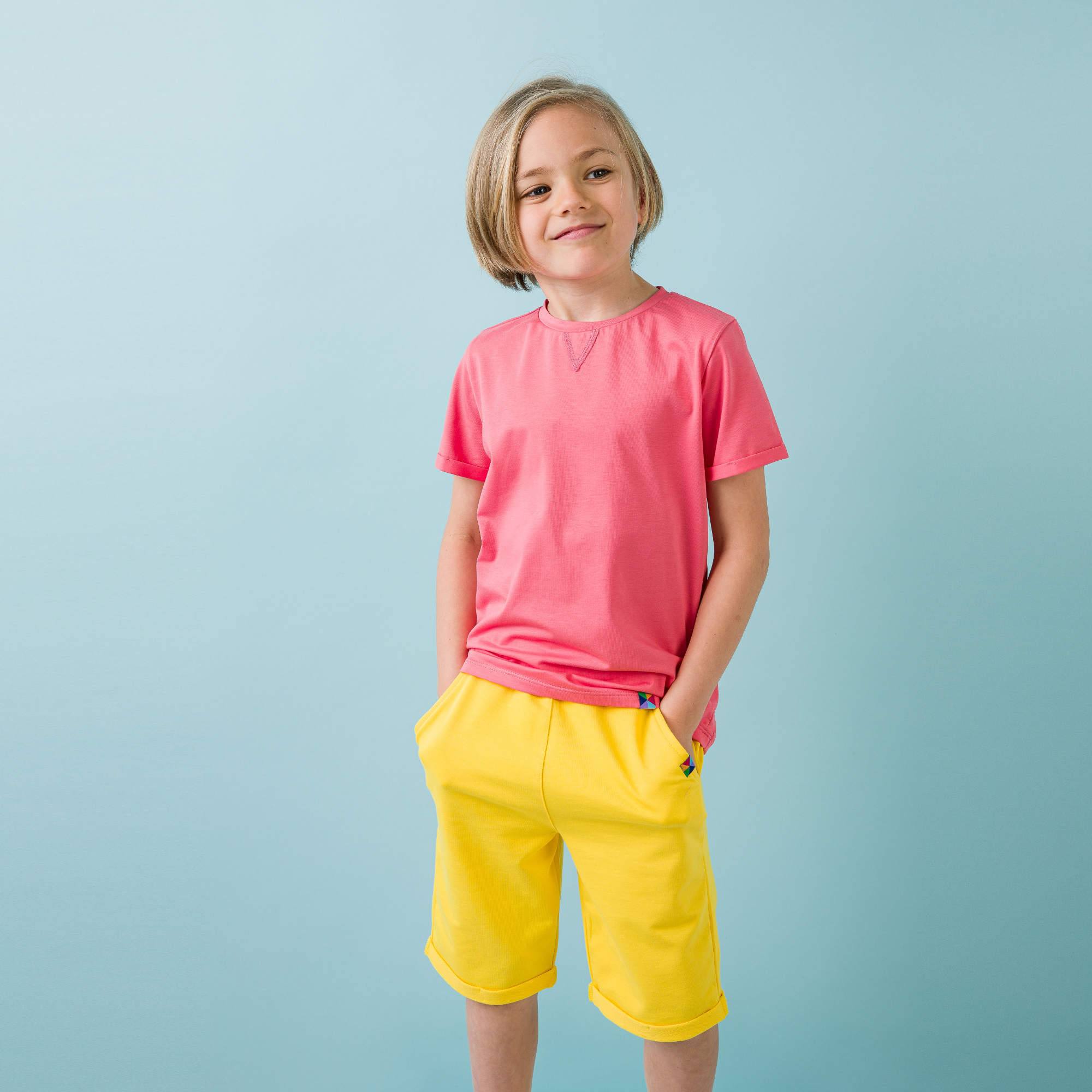 Koralowy T-shirt