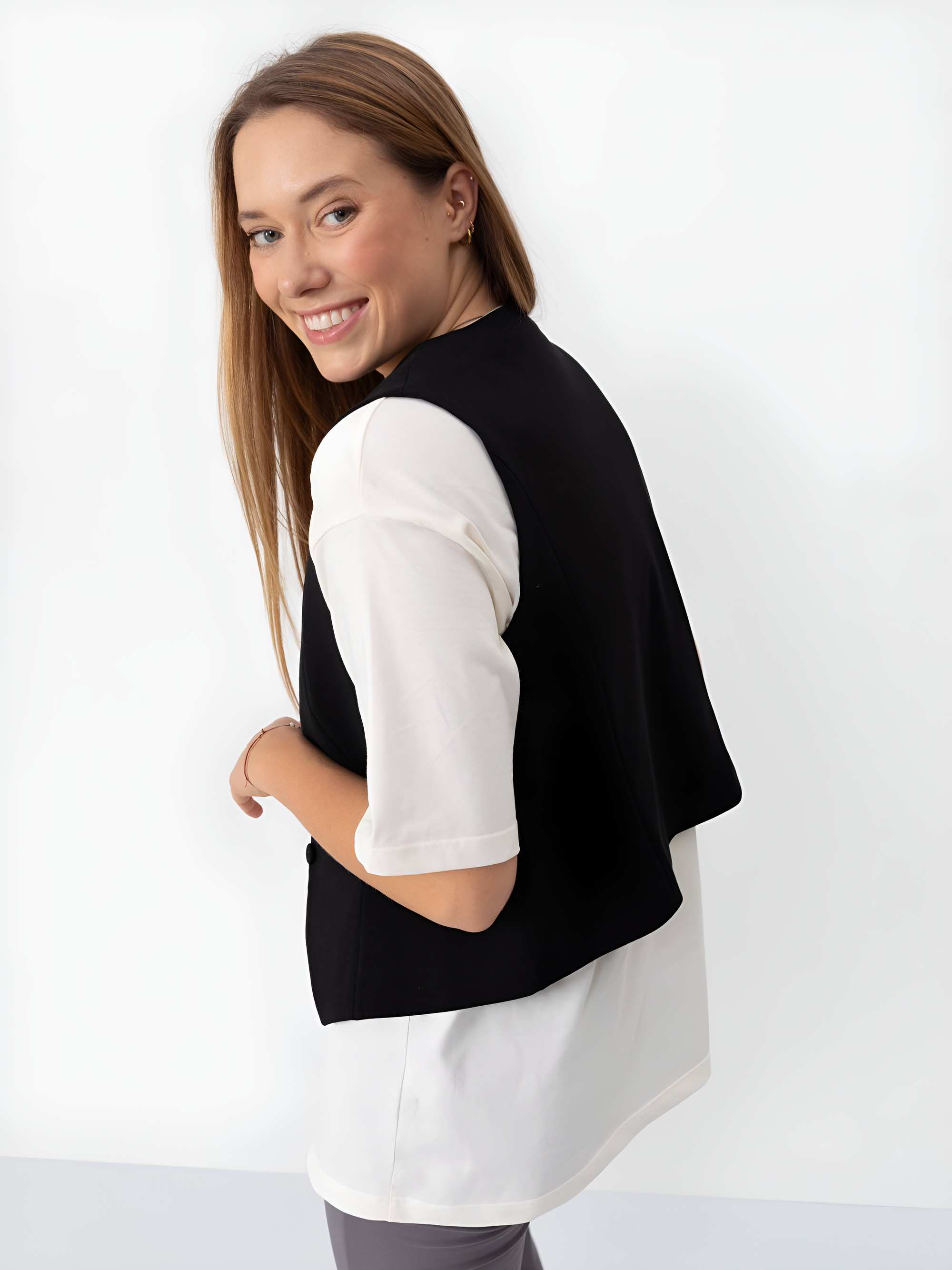 Black vest Women