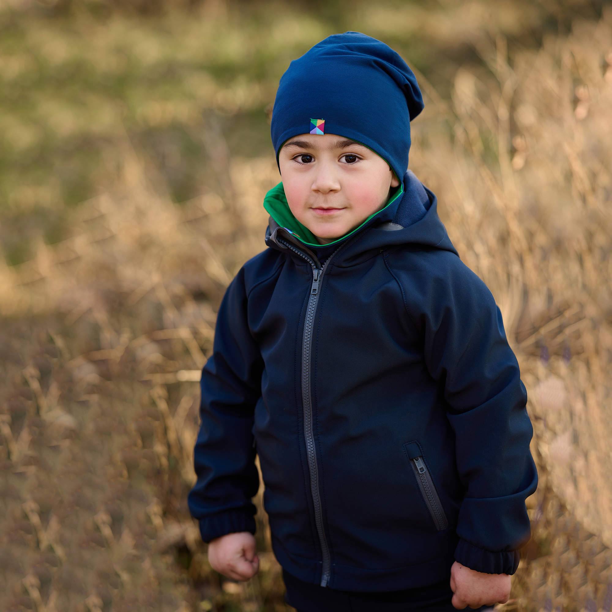 Granatowa kurtka softshell