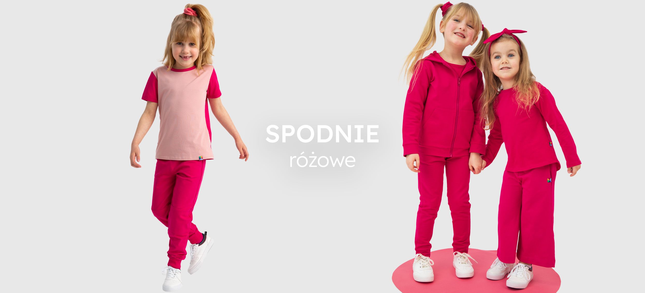 różowe spodnie