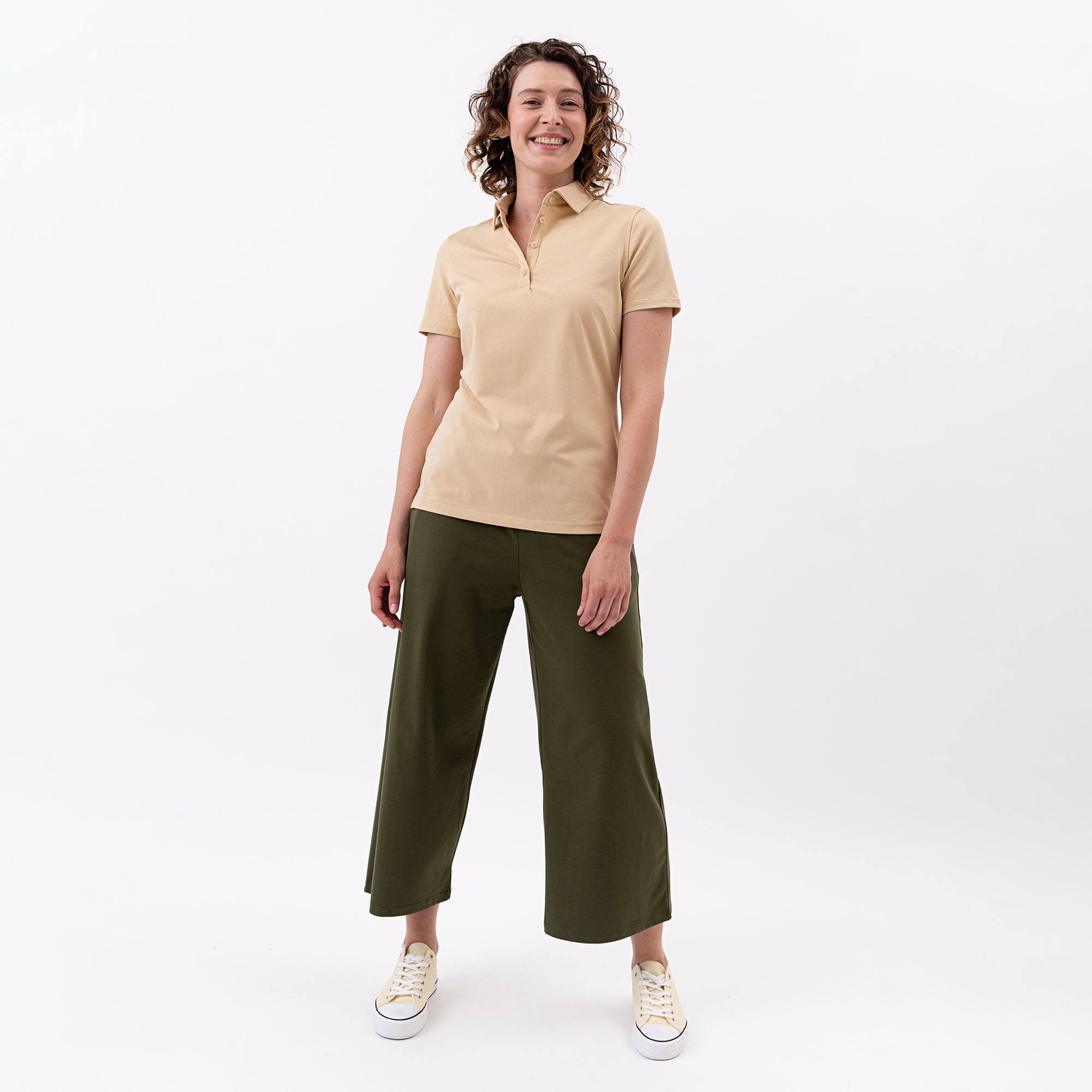 Khaki kuloty damskie