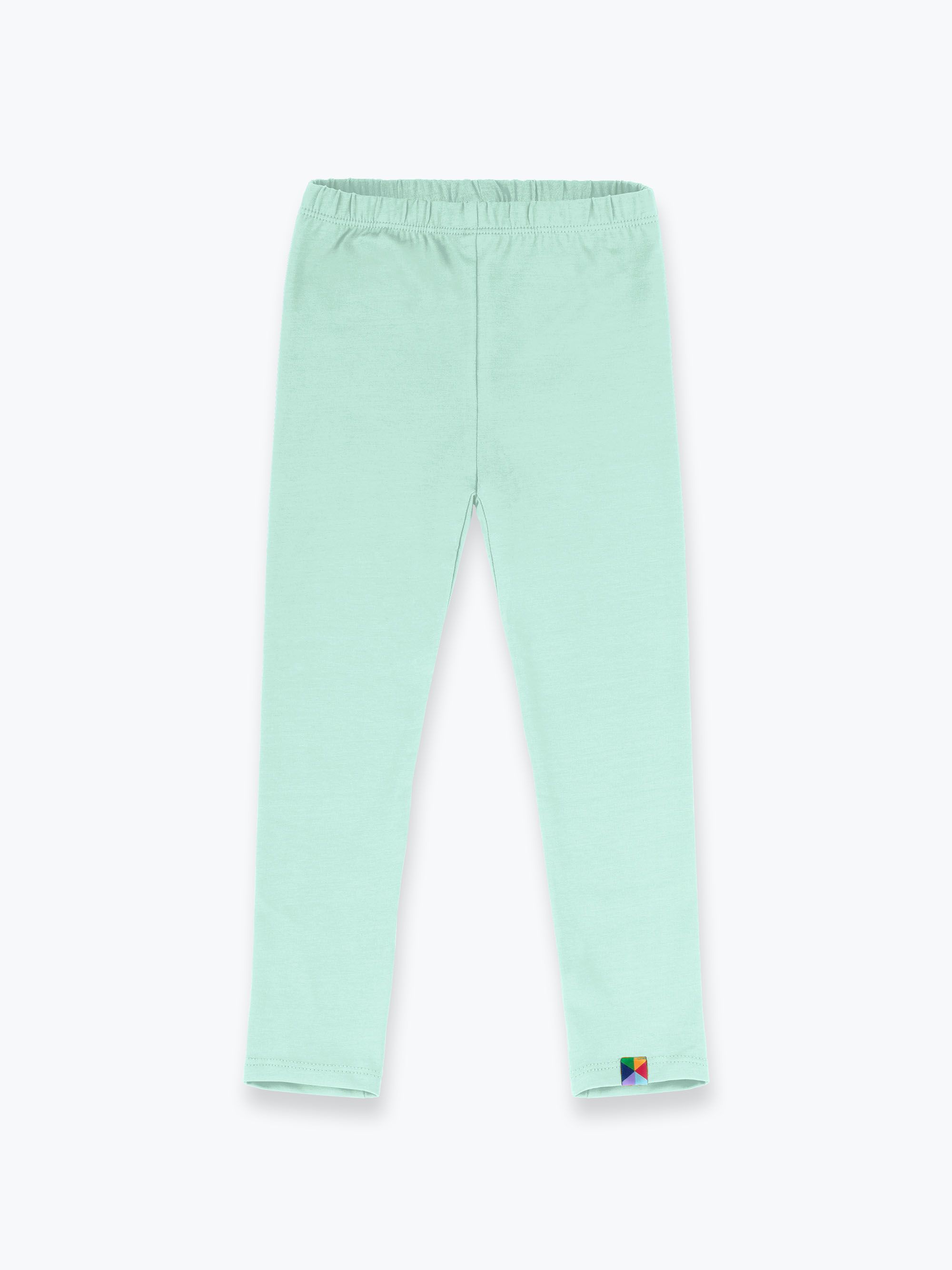 Miętowe legginsy