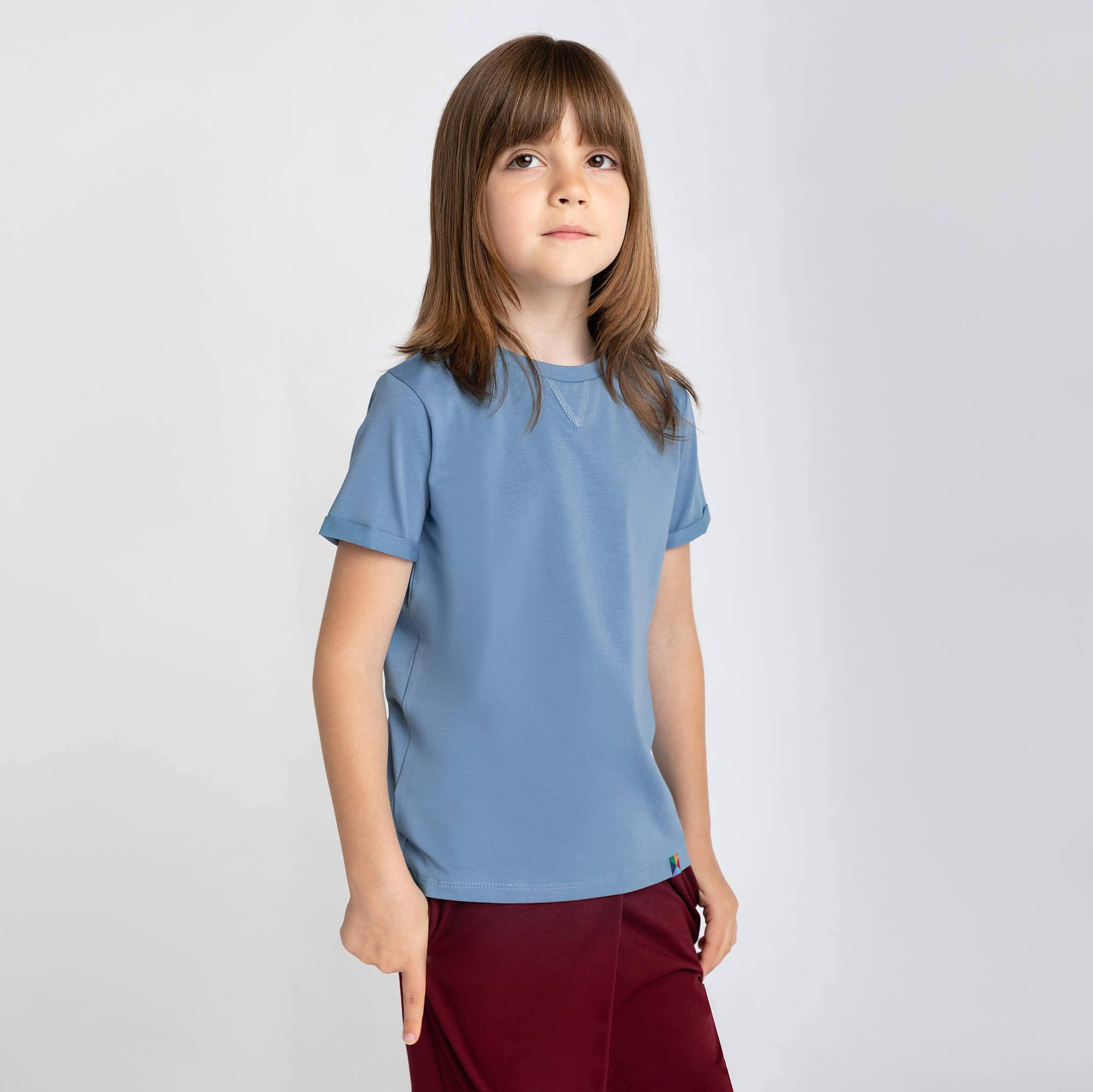 Błękitny T-shirt