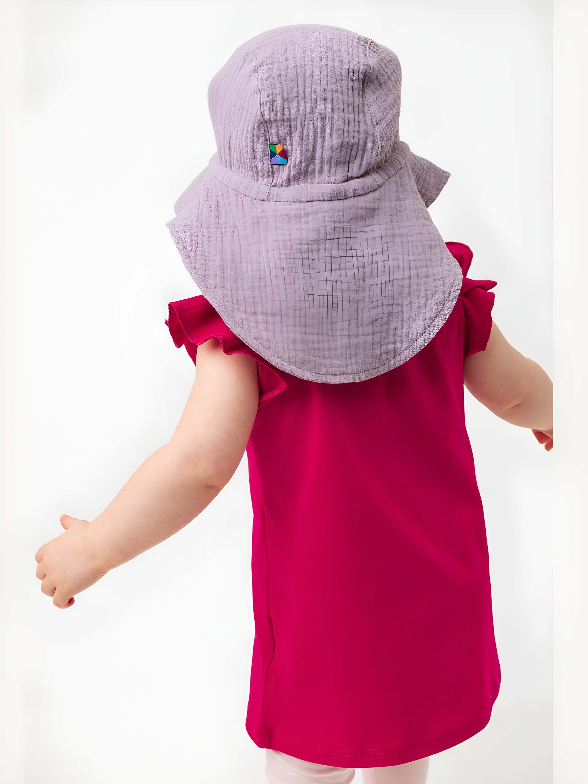 Heather muslin hat with strings Baby