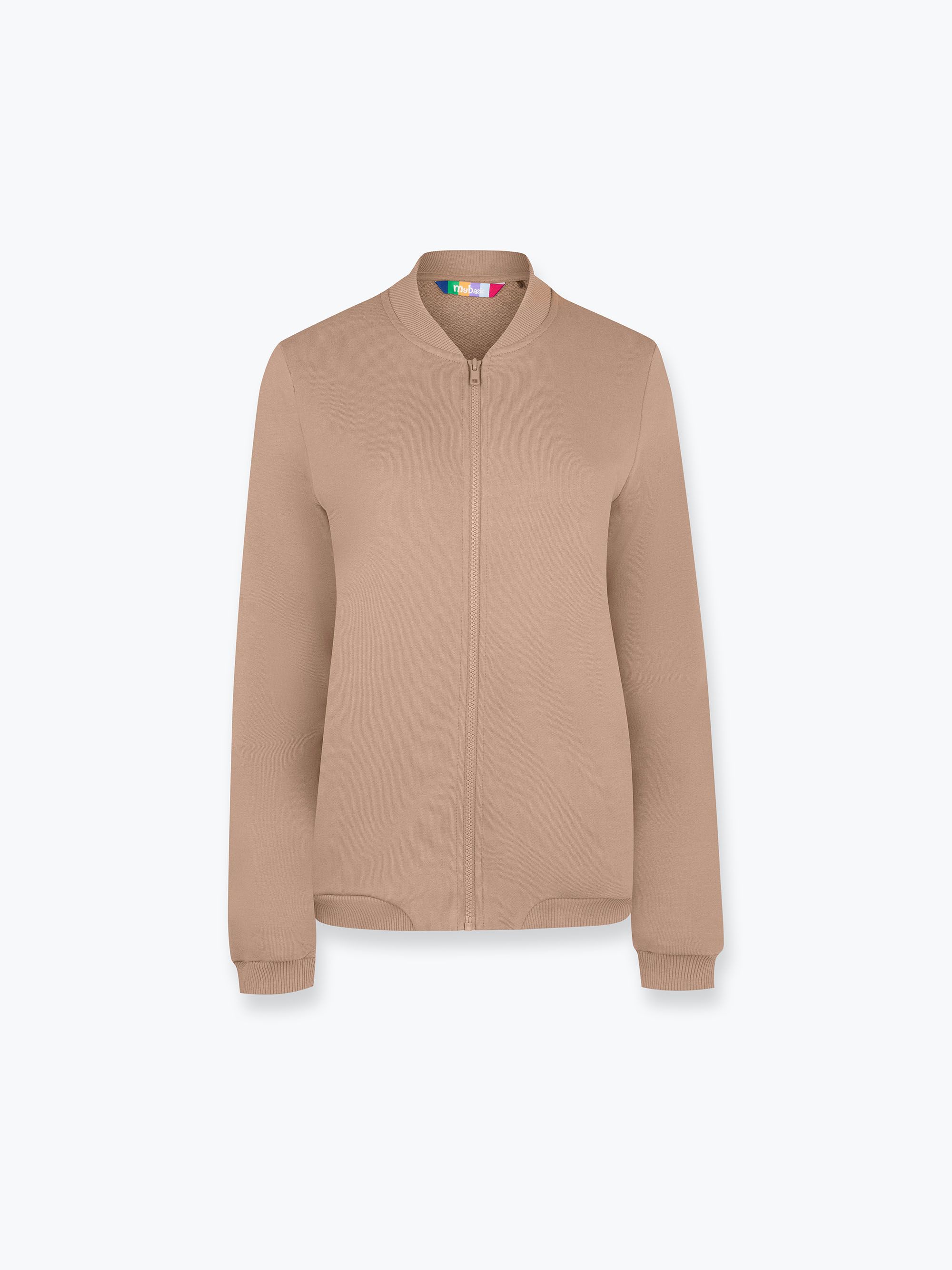 Mocha mousse bluza na zamek damska