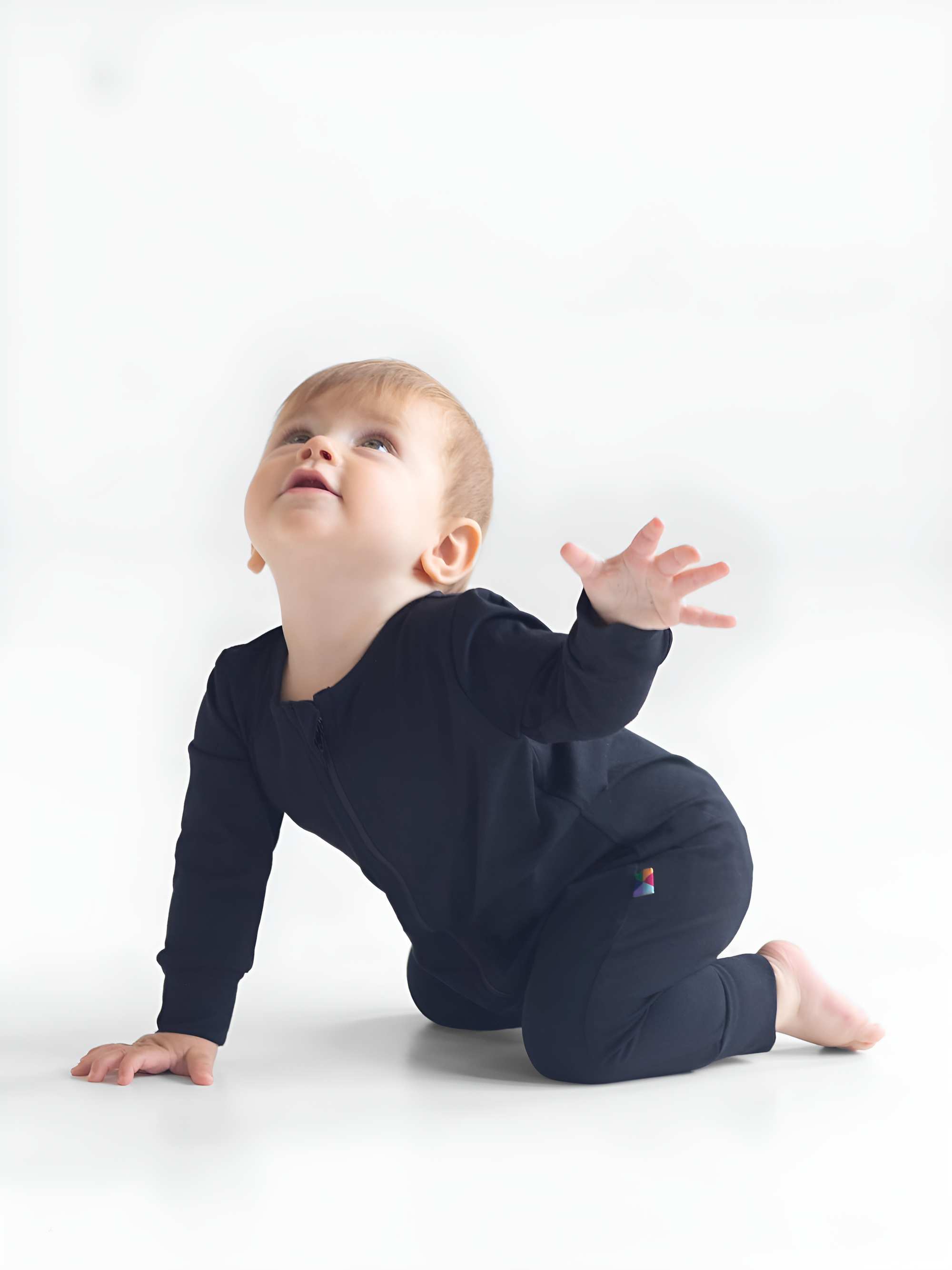 Black romper suit