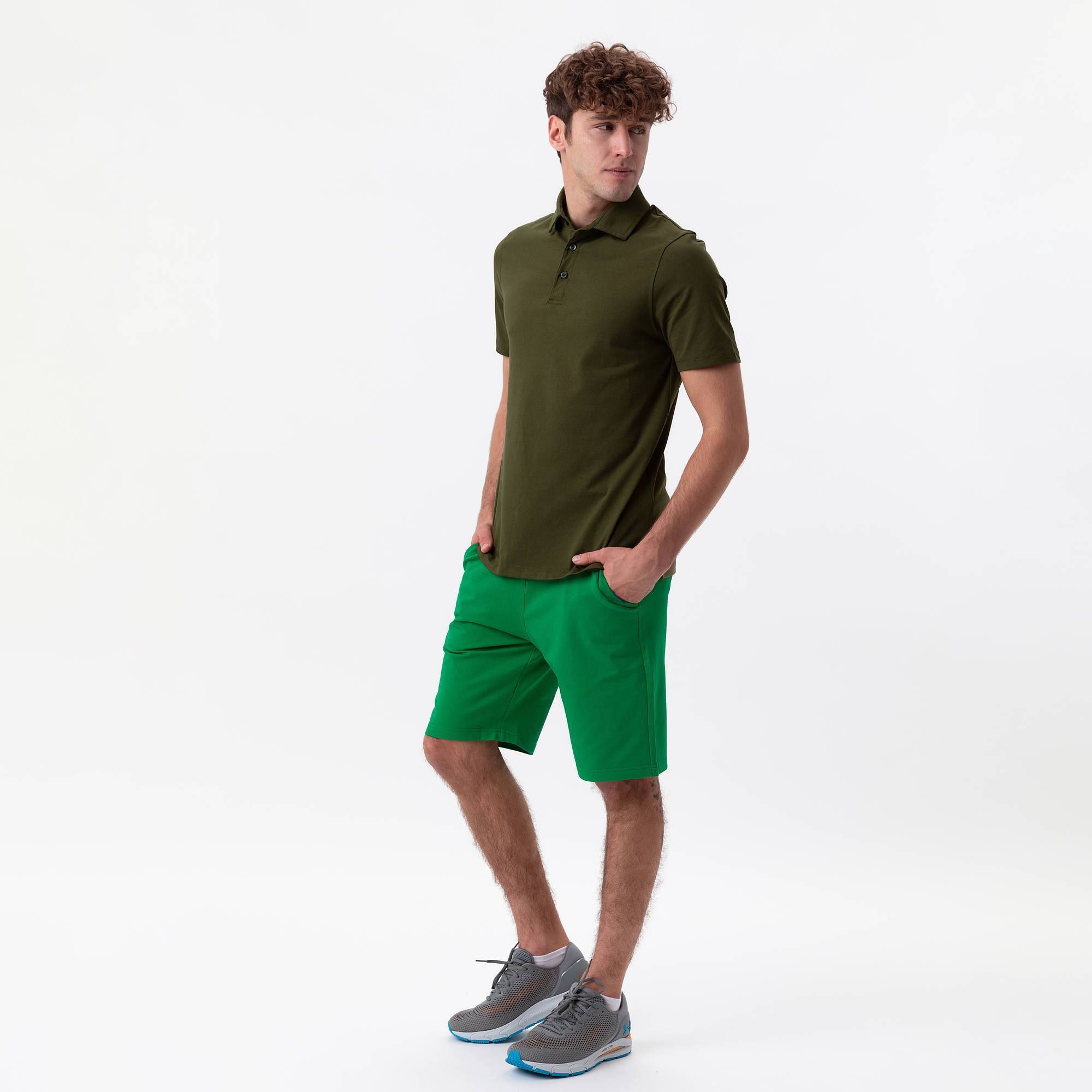 Khaki koszulka polo męska