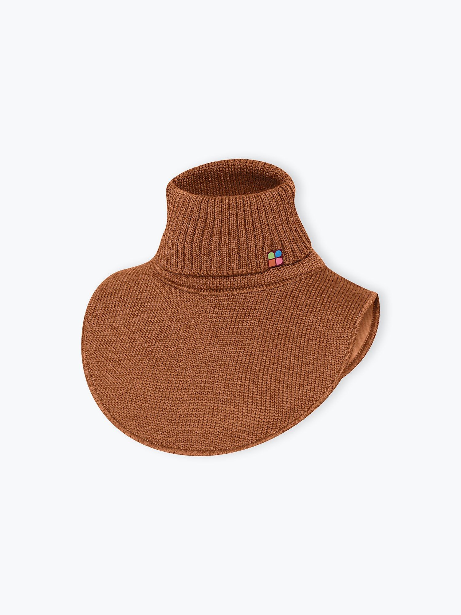 Caramel merino wool neck warmer kids
