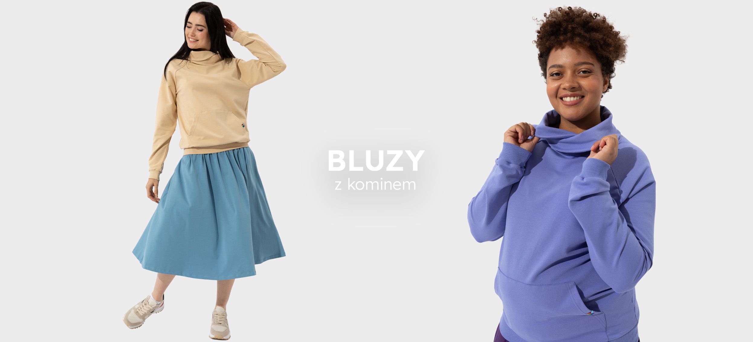 bluza z kominem