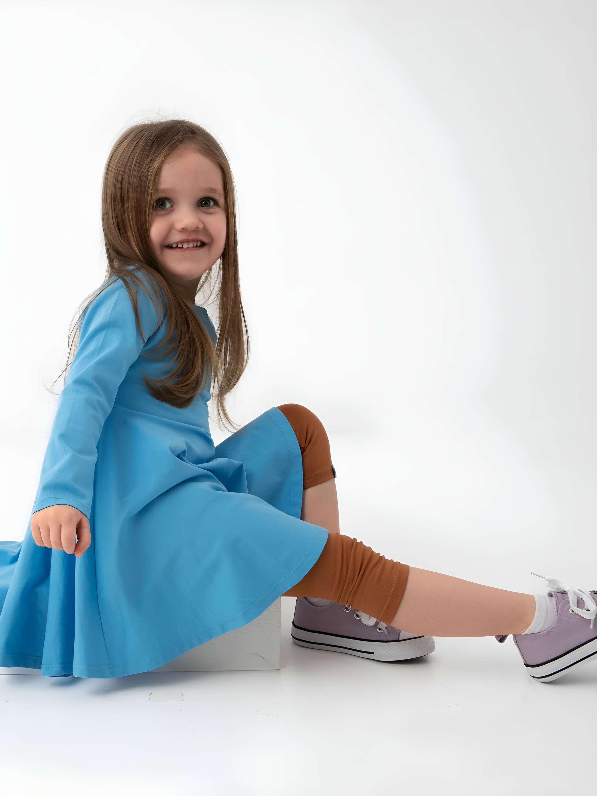Karmelowe legginsy 3/4