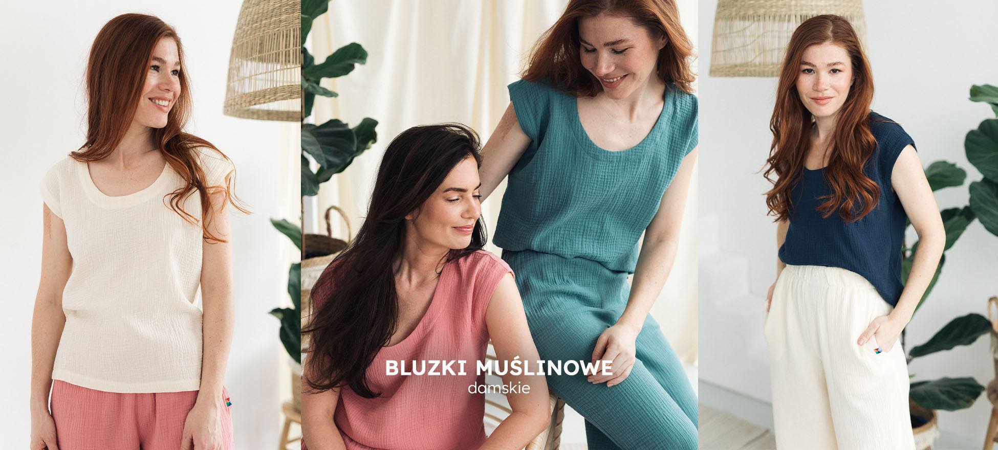 muślinowe bluzki