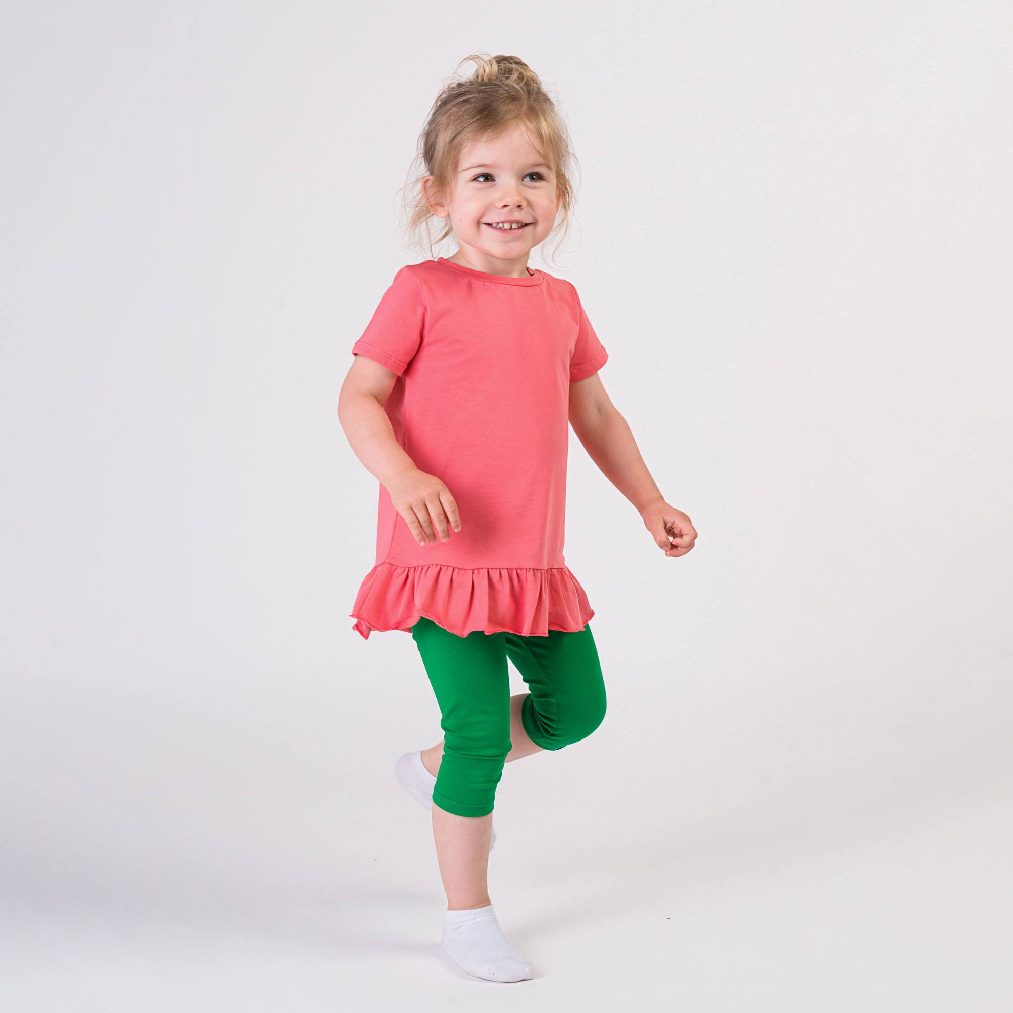 Zielone legginsy 3/4