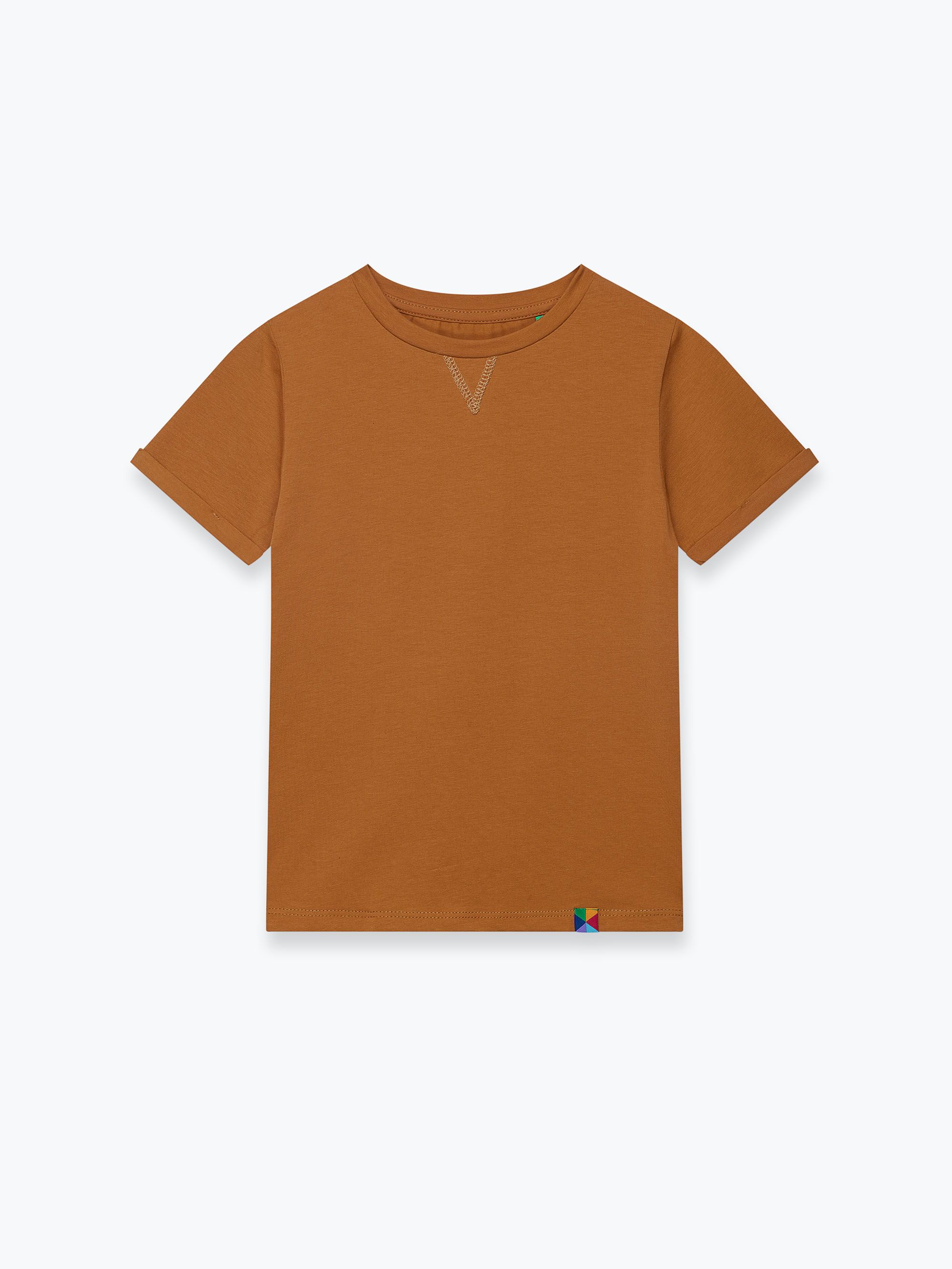 Karmelowy T-shirt