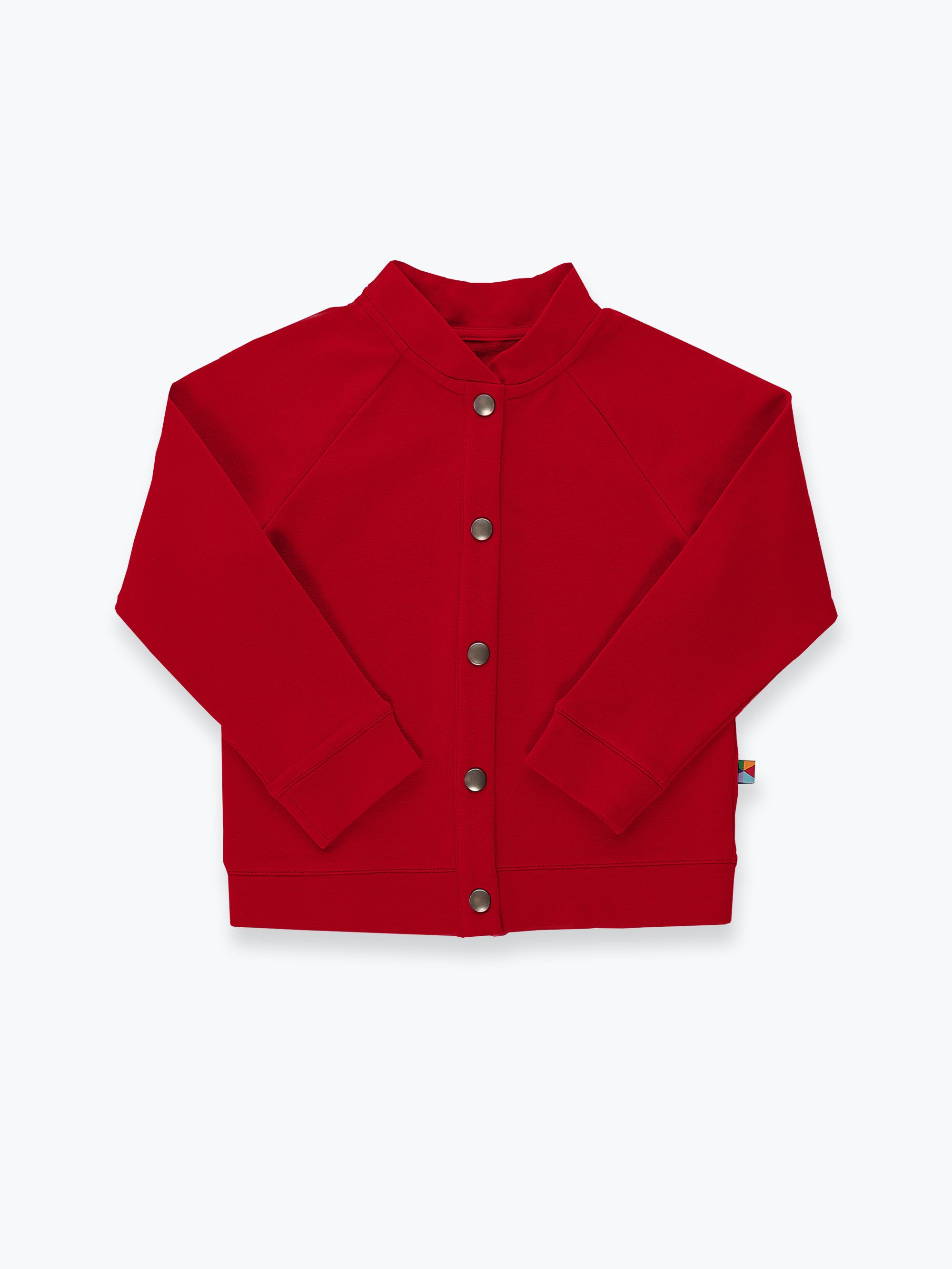 Czerwona bluza bomber
