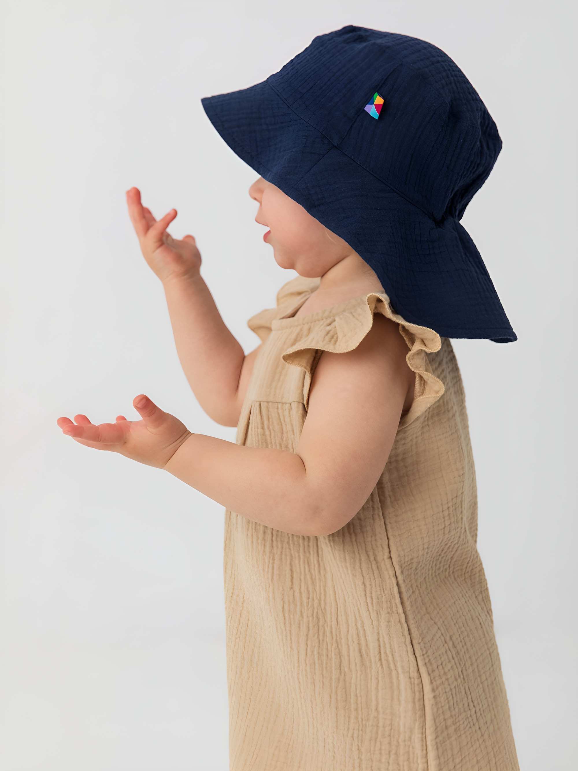 Beige muslin dress Baby