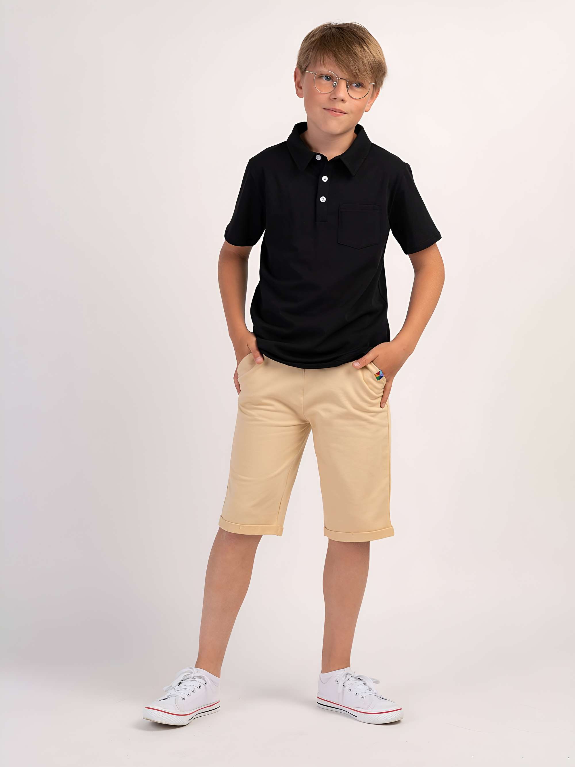 Beżowe spodenki Junior