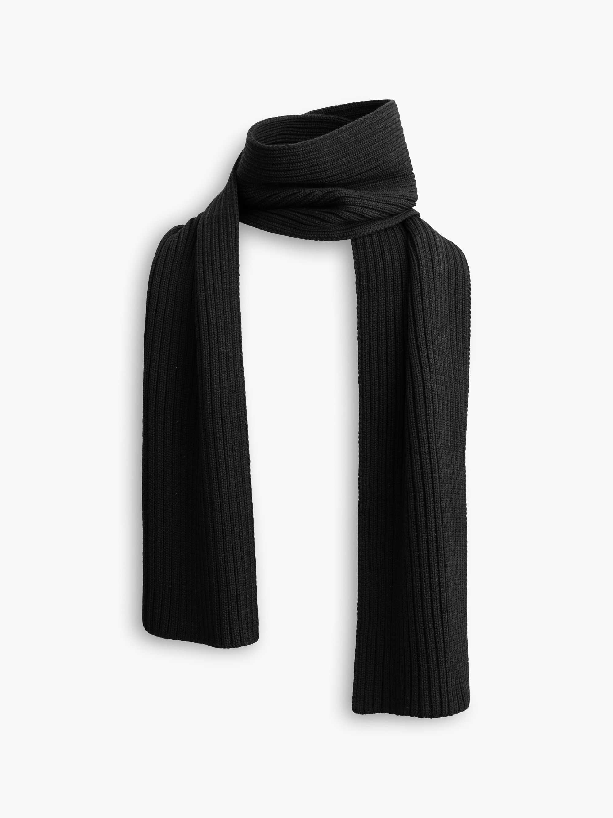 Black Merino Wool Scraf