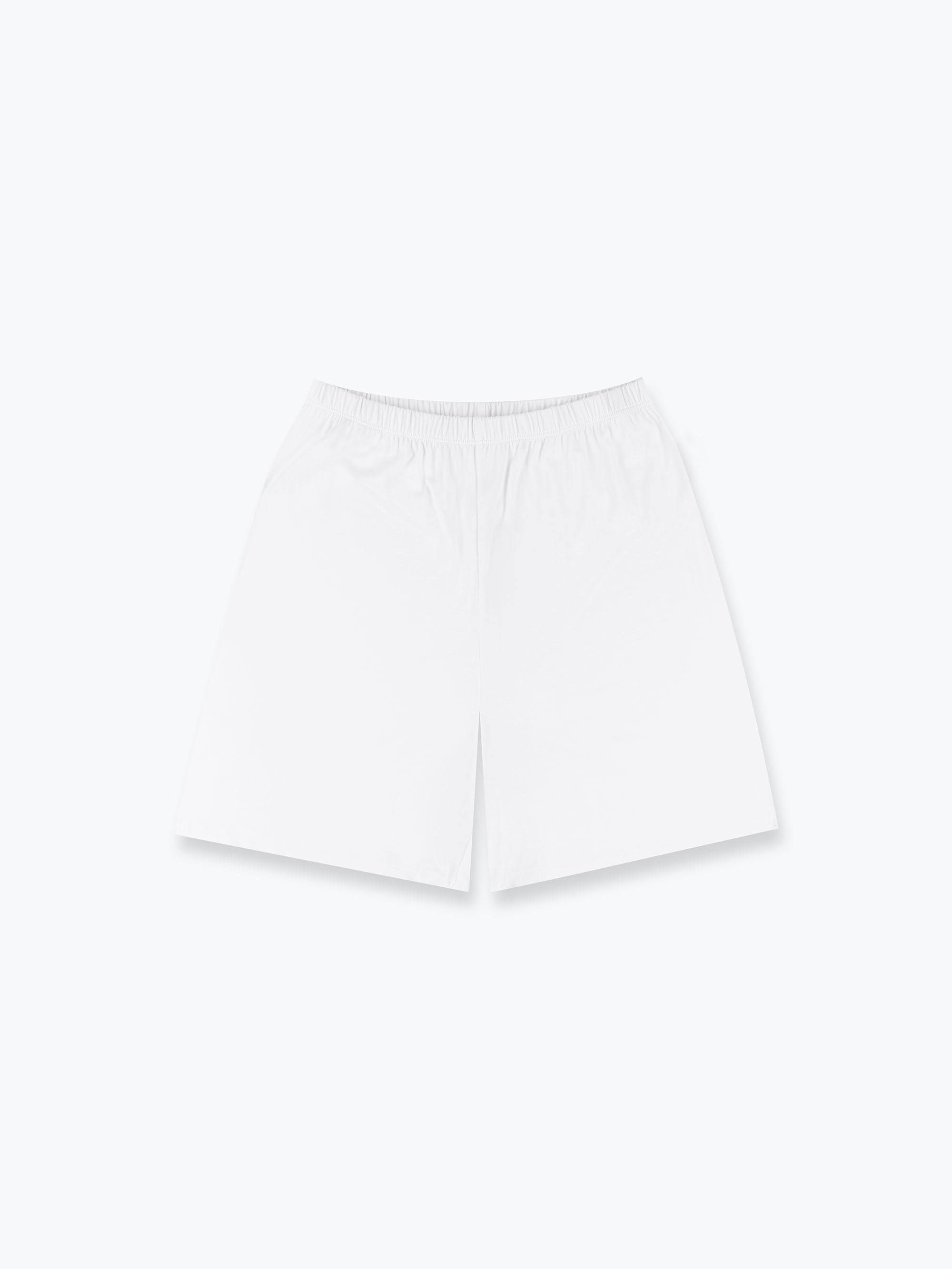 White pajama shorts Women