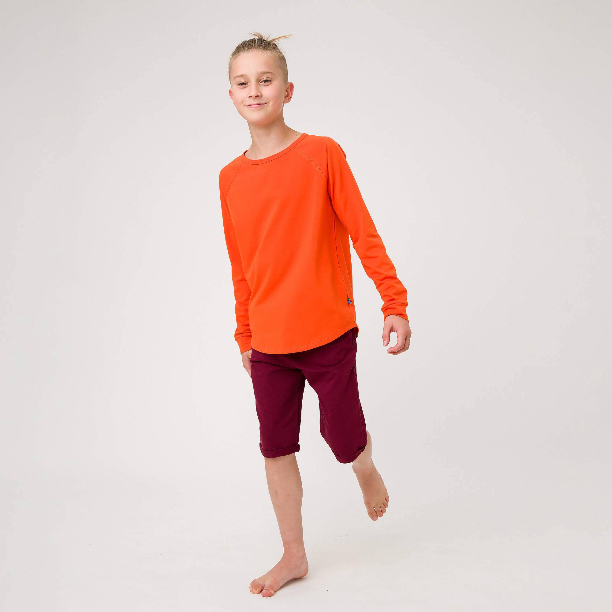 Bordowe spodenki Junior