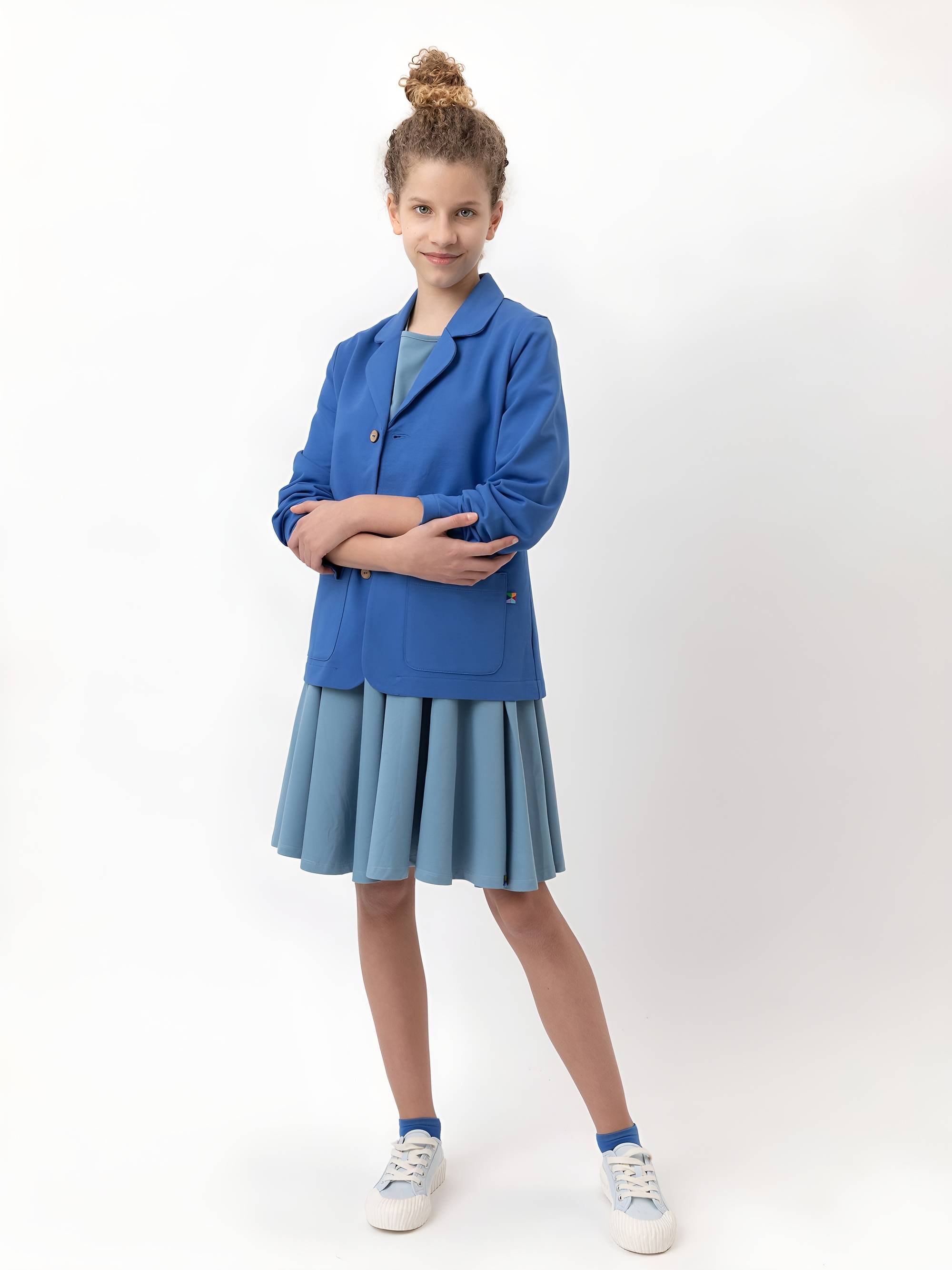 Niebieska marynarka dresowa Junior