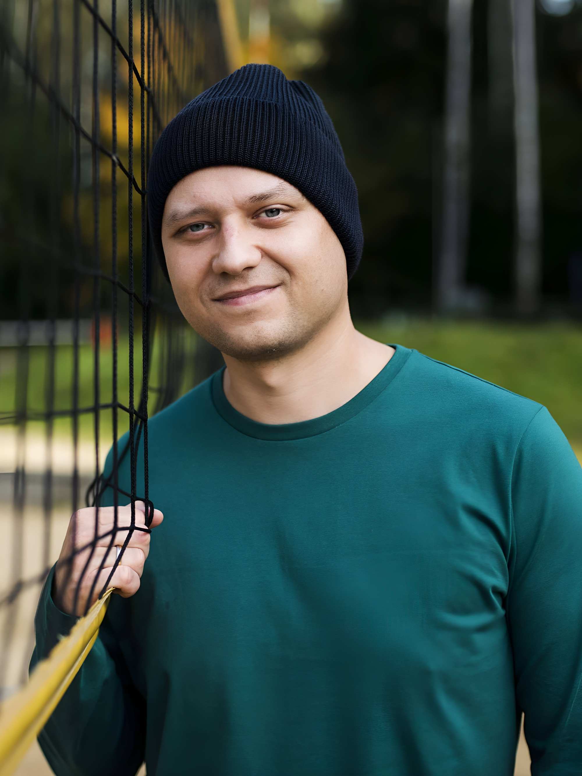 Czarna czapka z wełny merino